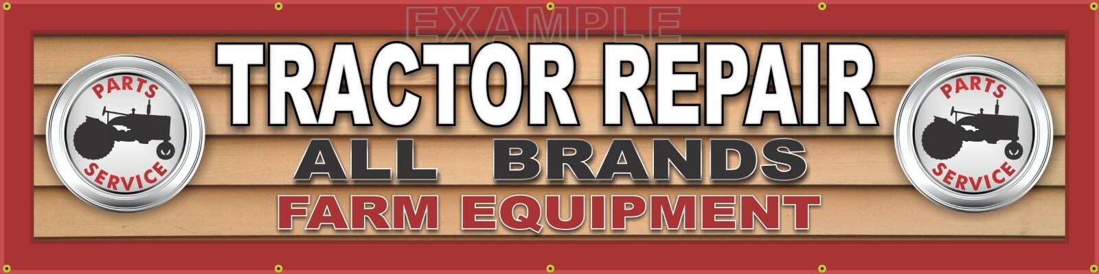 TRACTOR REPAIR GENERIC DEALER LETTER SIGN REMAKE LARGE BANNER MURAL XXL SIZES