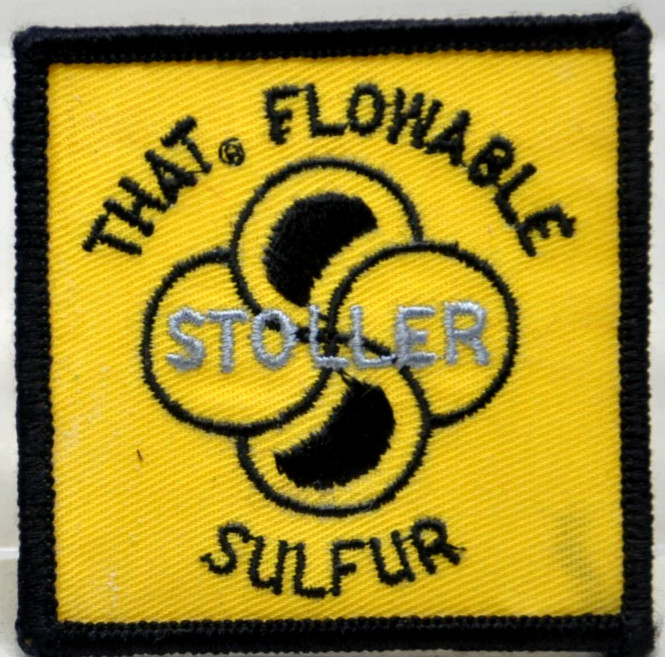 Vintage That Flowable Stoller Sulfur Embroidered Patch Emblem NOS Advertising