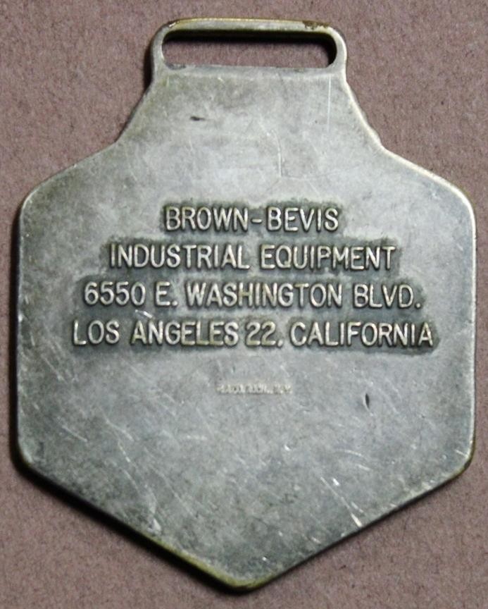 Lorain Crane Moto Crane with Hook Brown & Bevis Los Angeles Watch Fob Shlf1A1-17