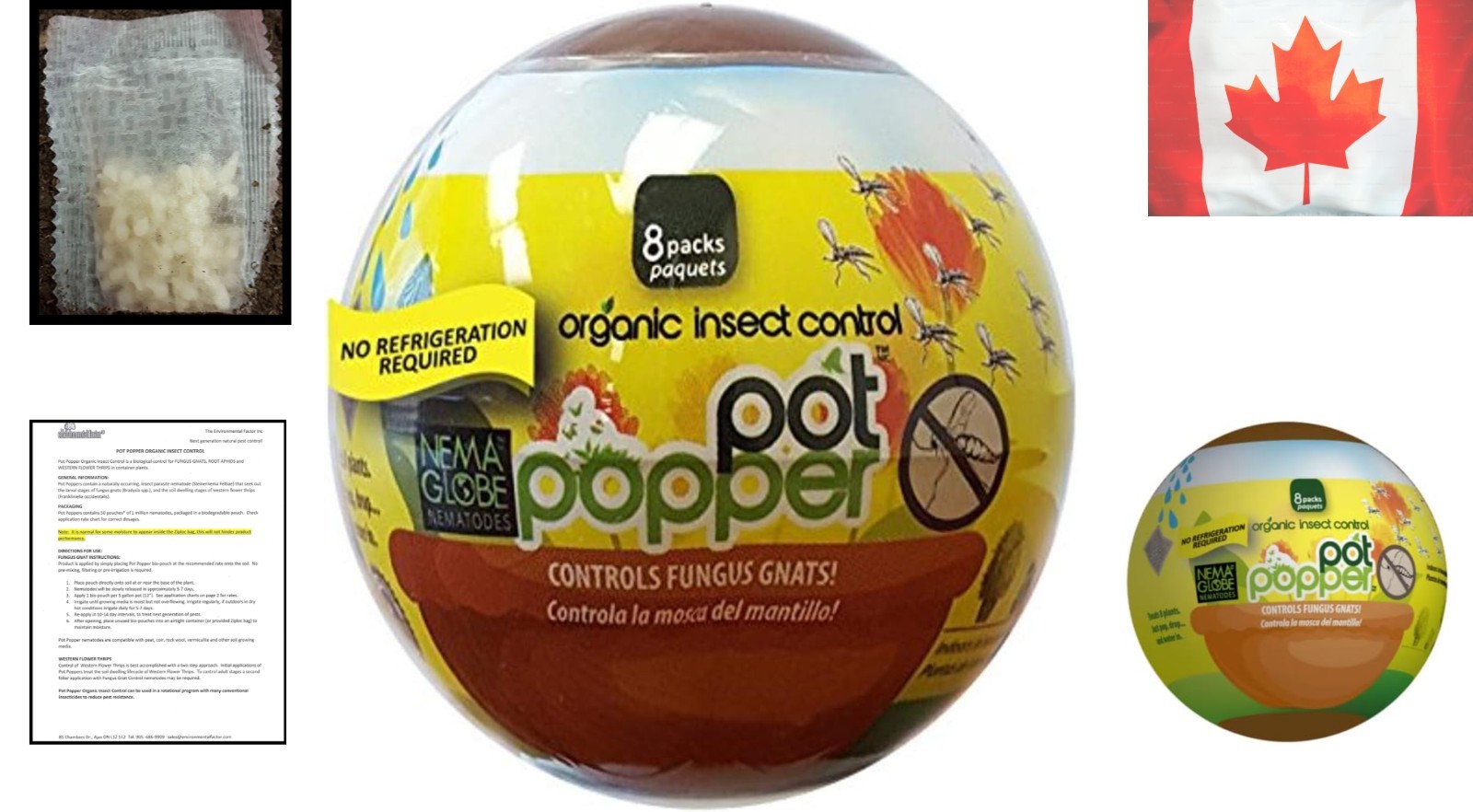 Eco-Friendly Pot Popper Nematodes for Reliable Indoor & Outdoor Pest Management