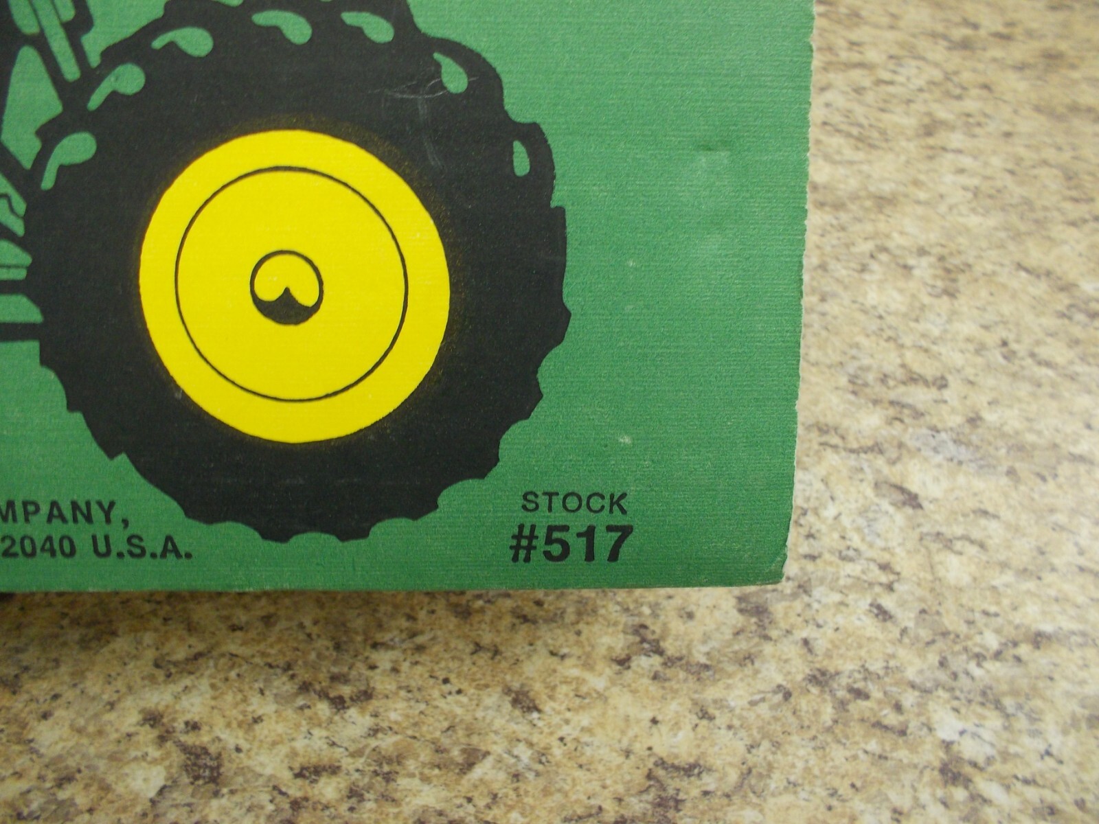 John Deere utility toy tractor w/ loader 1/16 Ertl Co. NIB IN Box 517