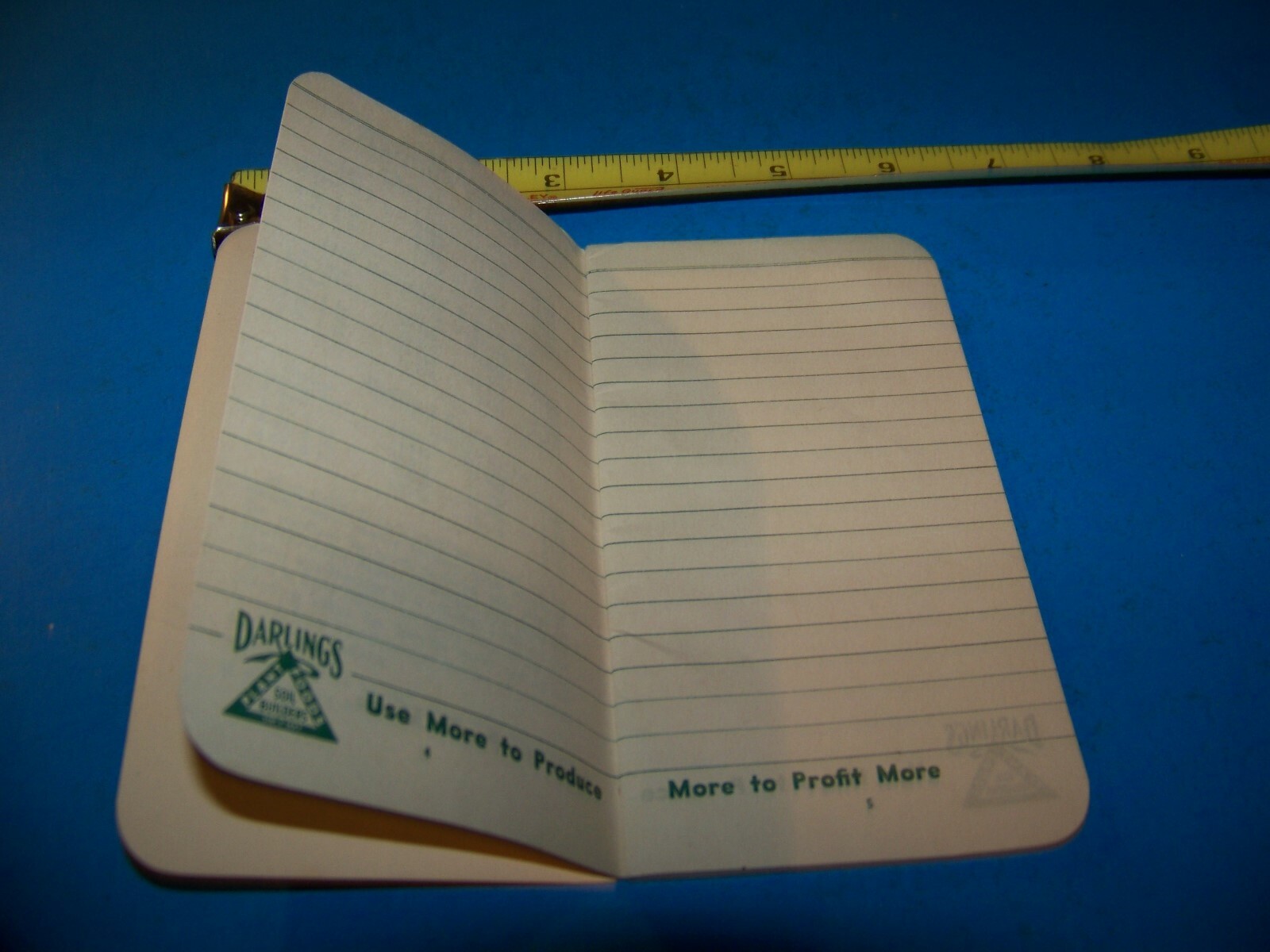 Darling&rsquo;s Plant Foods Soil Builders « Daily Reminder » Memo Booklet Vintage 1955