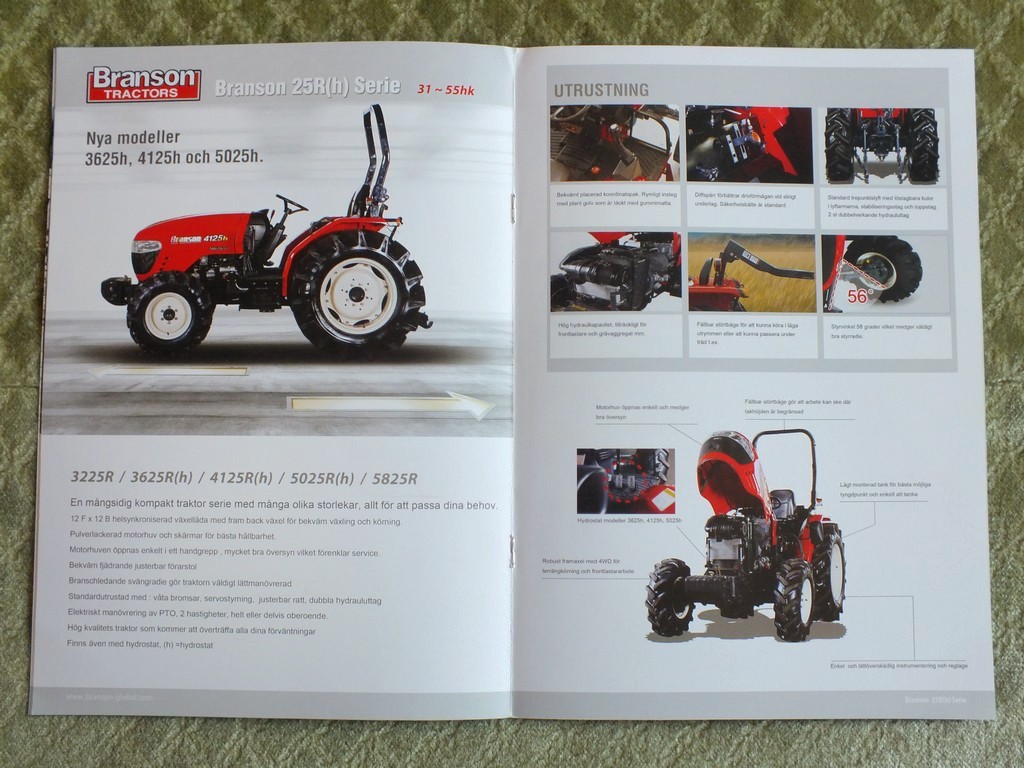 BRANSON K-Series Tractor Farm Equipment Brochure 2014