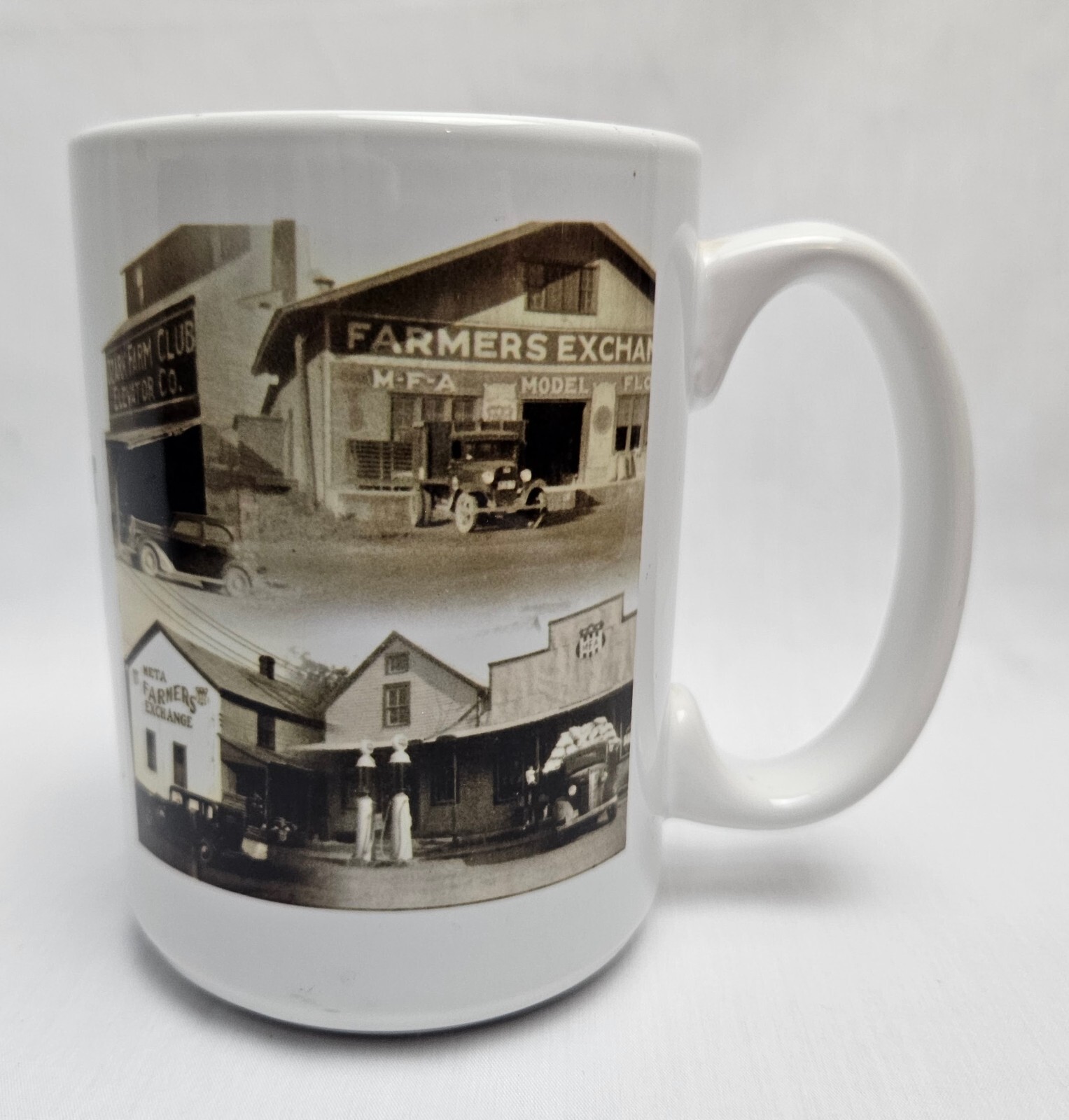 Vtg MFA Oil Farmer&rsquo;s Coop Coffee Mug Summer Buyer&rsquo;s Market 2009 95 Years Photos