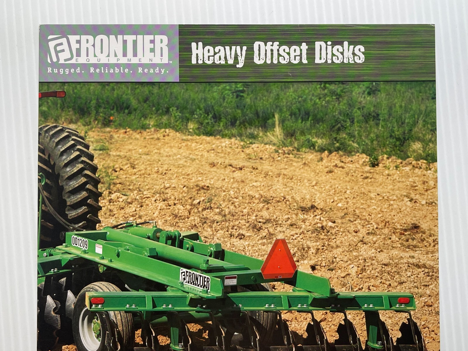Frontier Equipment Heavy Offset Disks Sales Brochure *Original 2009*