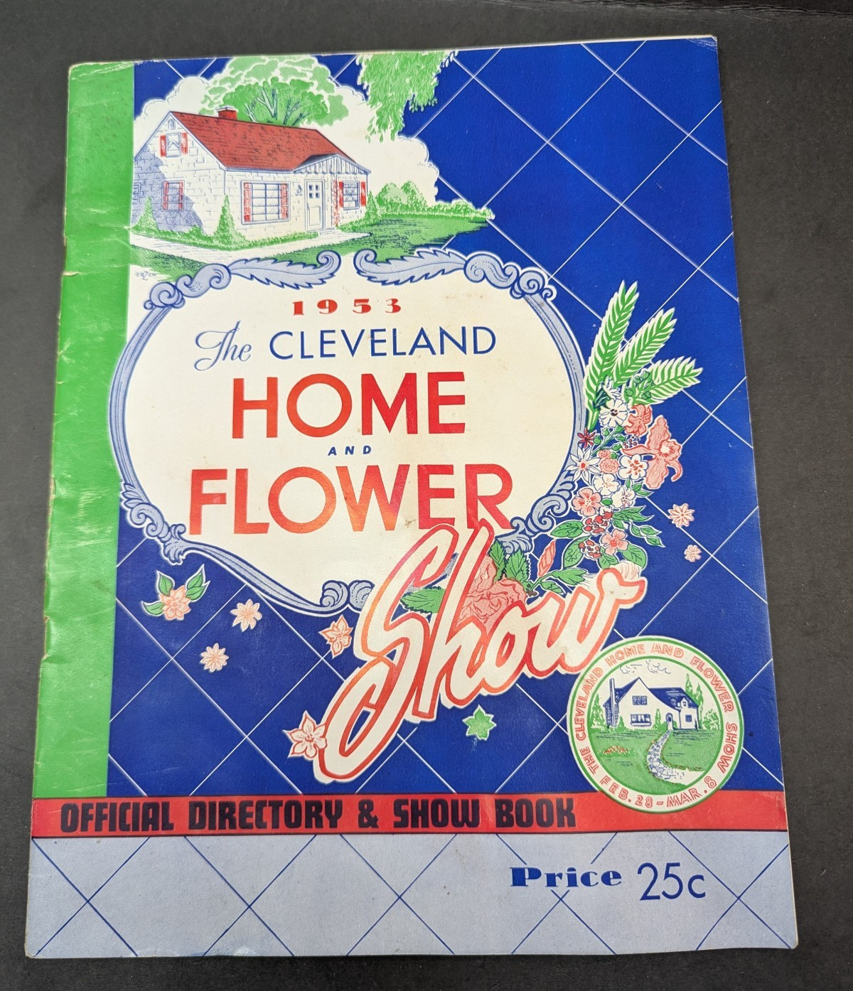 Cleveland Home and Flower Show 1953 Official Directory Show Book Vintage