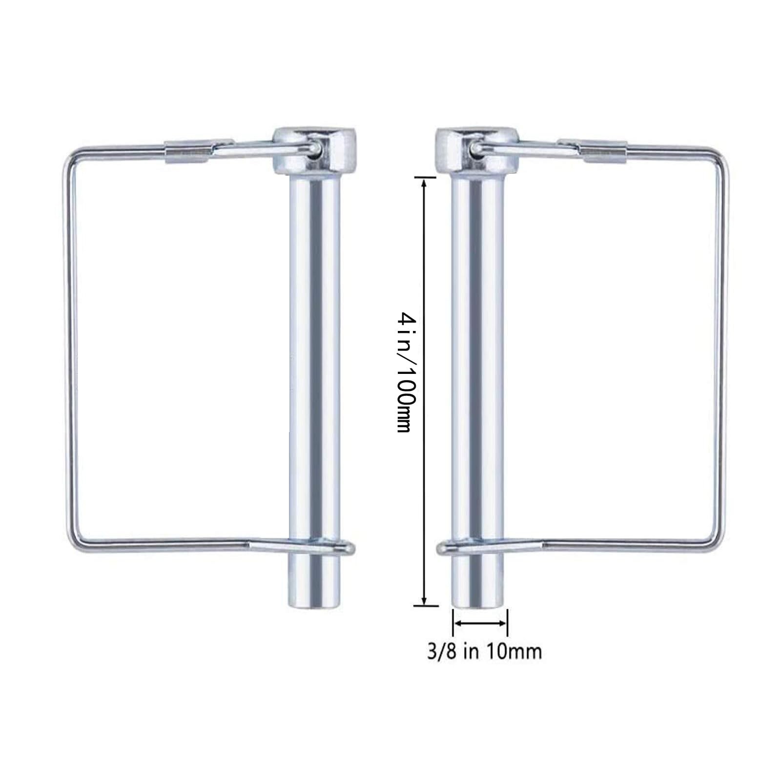 Truleego 8 Pack Trailer Coupler Pin 3/8X4In Towing Hitch Pin Heavy Duty Wire