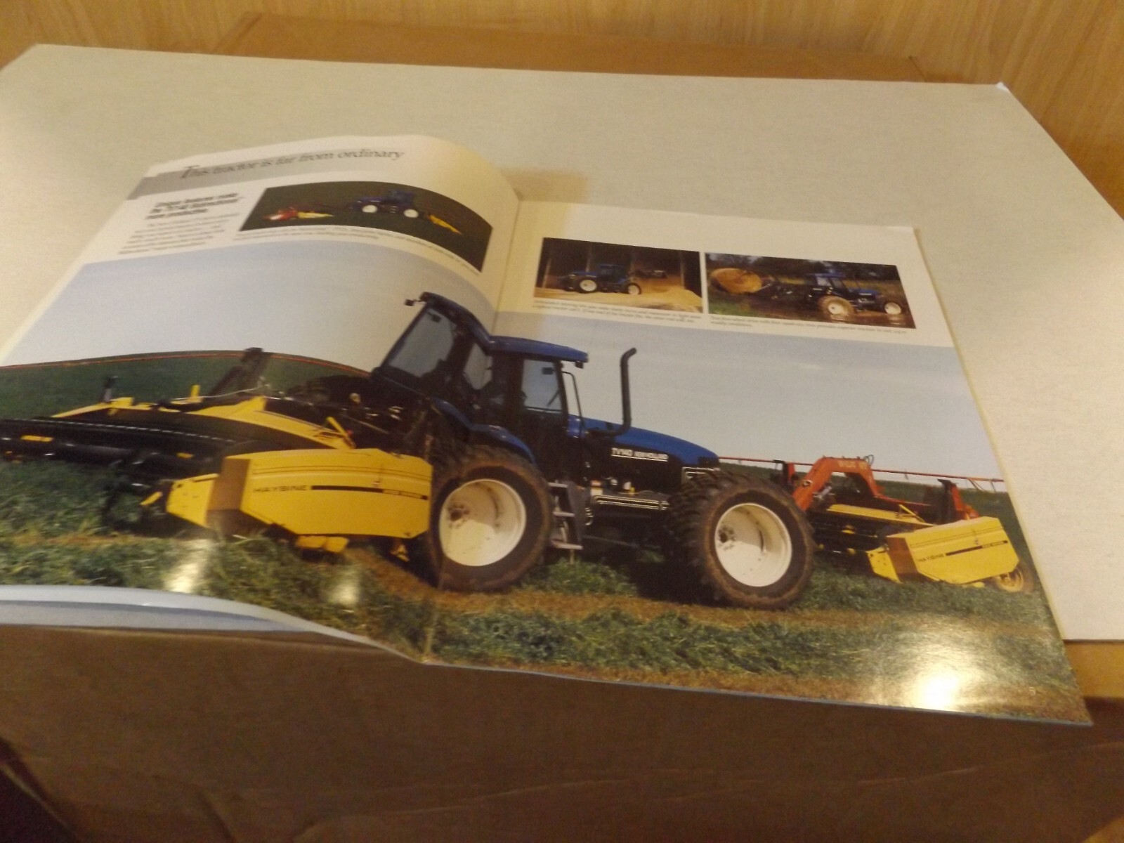 2000 NH BIDIRECTIONAL TRACTOR 105 PTO hp TV140. LIT #31014010