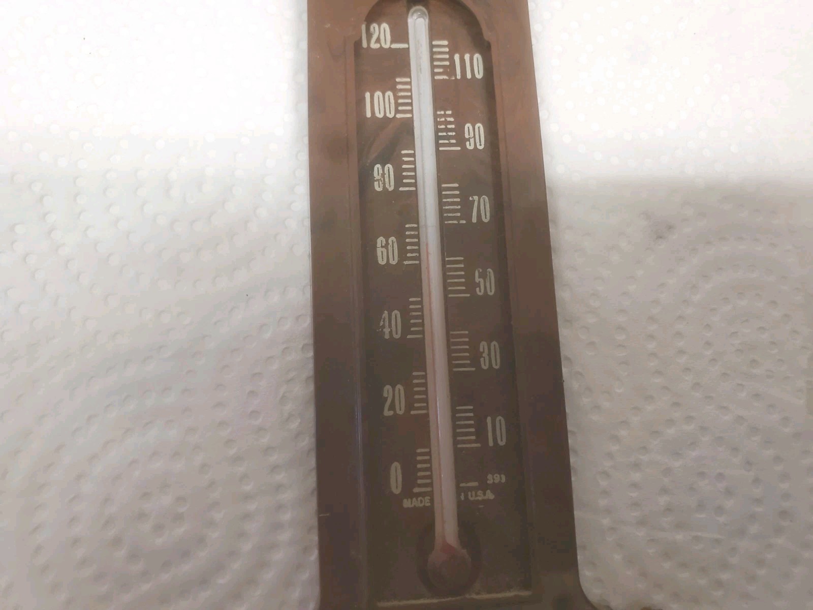 9&Prime; Plastic Thermometer Mike Dailey F S salesman Waverly Iowa Farm Service