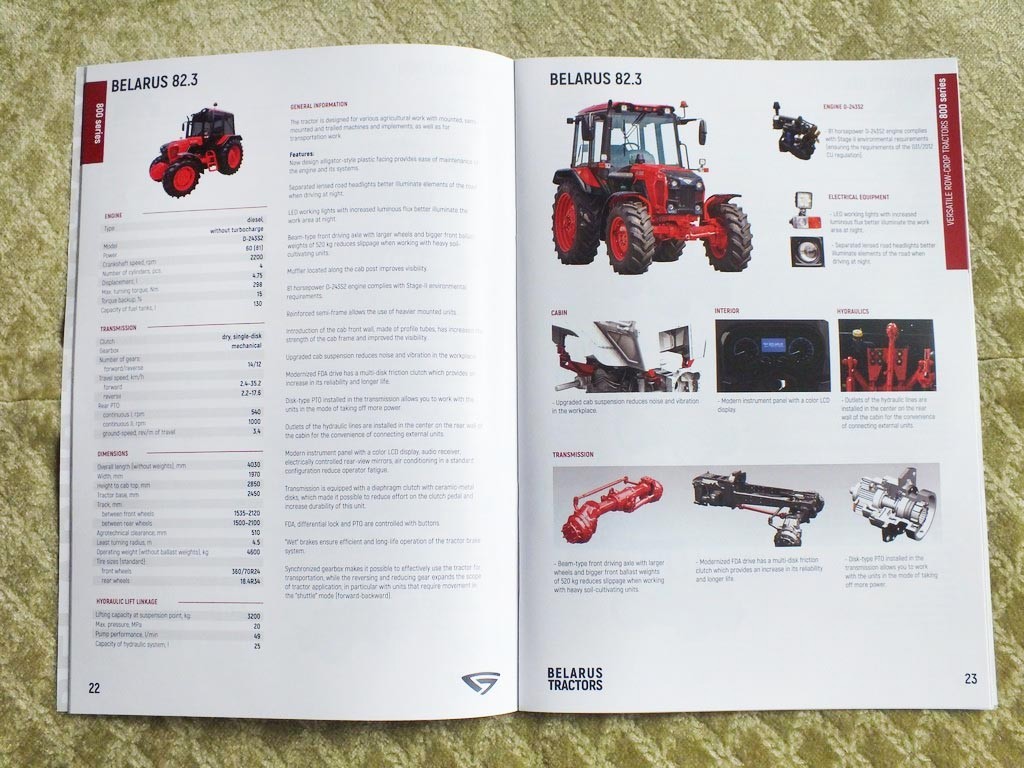 MTZ BELARUS Belarusian Tractor Loaders Brochure Anniversary Limited Catalog 2026