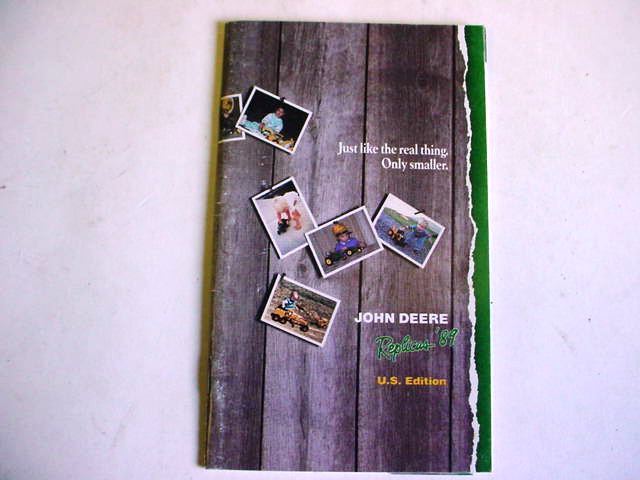 John Deere 1989 Toy Pocket Brochure