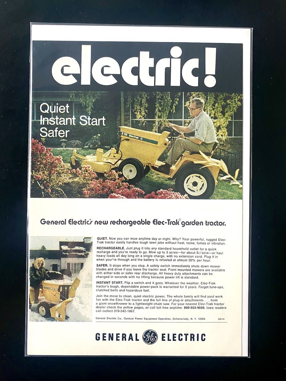 Lot 11 Vintage Lawn Tractor Ads 60s–70s Bolens Husky Gravely Cub Cadet GE