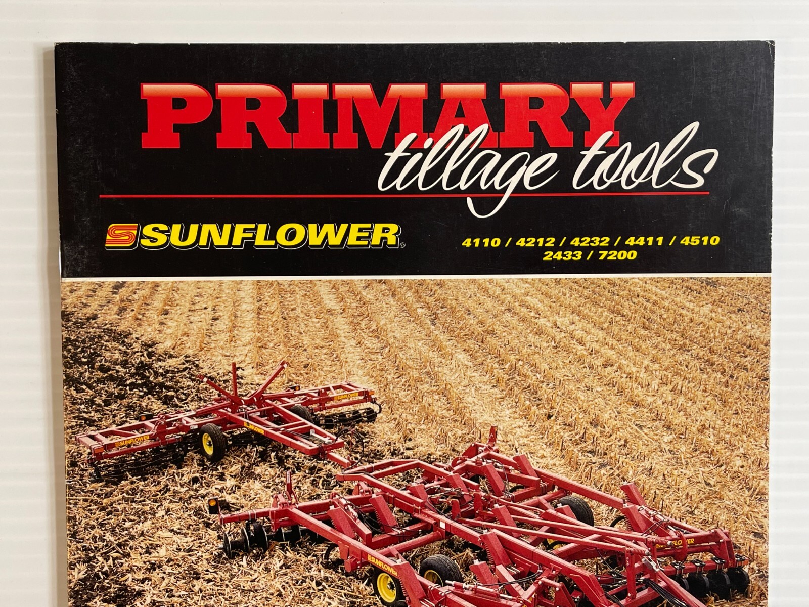 Sunflower – Primary Tillage Tools – Sales Brochure *Original Brochure* 2002