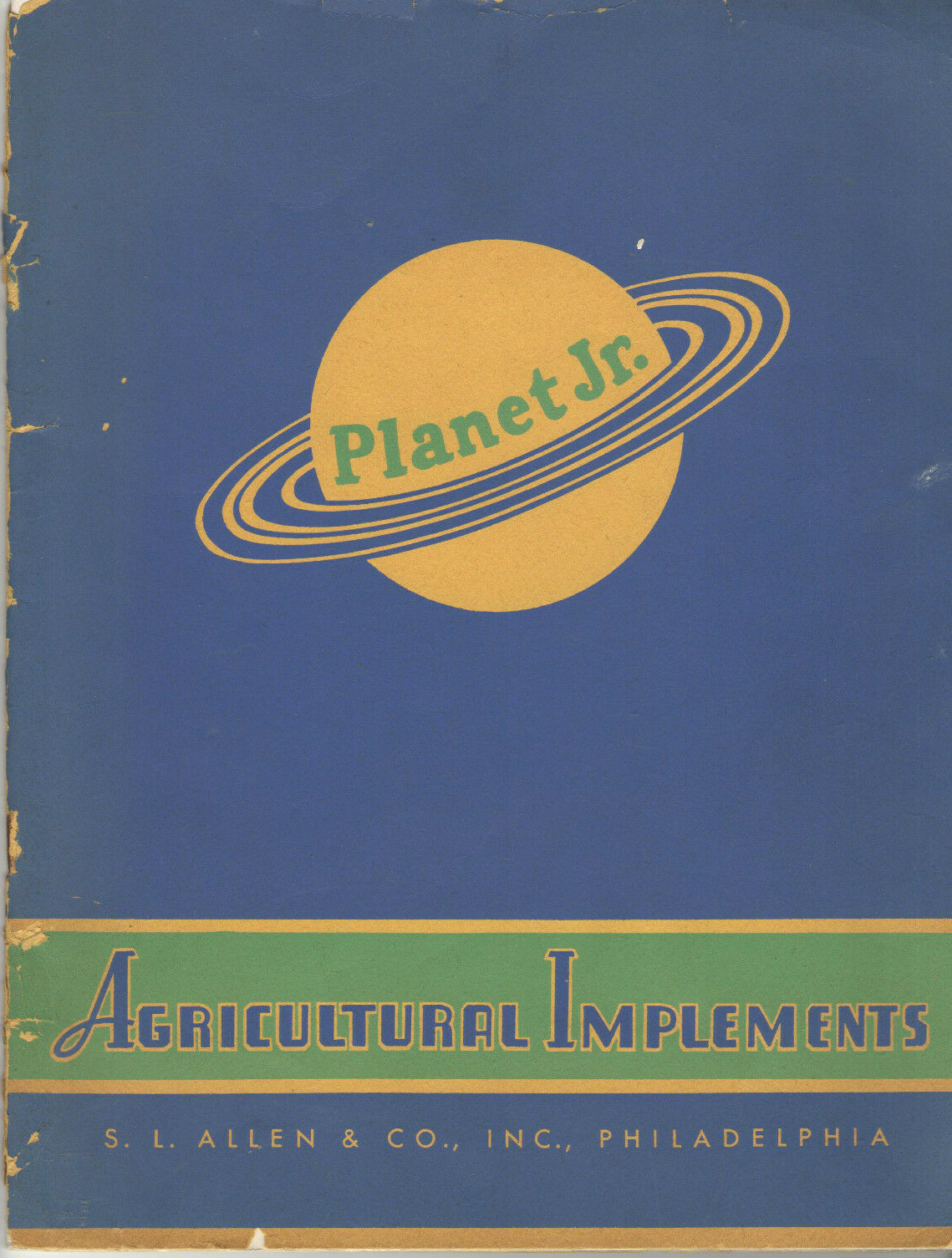 VTG 1944 PLANET JR AGRICULTURAL IMPLEMENTS CATALOG! W/PRICE LIST! SEEDERS/PLOWS+