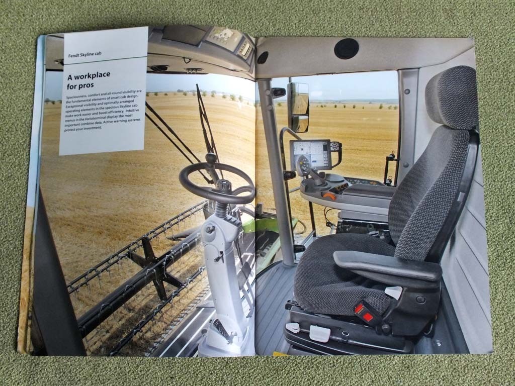 FENDT C-Series Grain Combine Argicultural Farm Equipment Brochure 2015