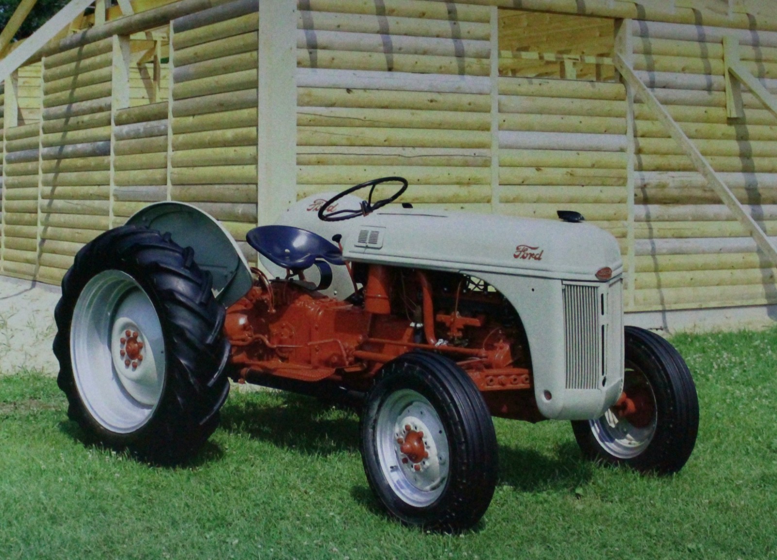 Ford Tractor Vintage Picture Wall Art Country Farming Farm Decor