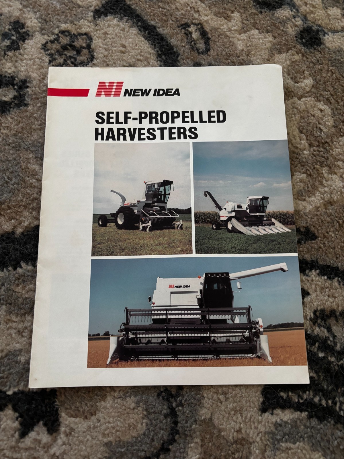 New Idea Uni-System Self Propelled Harvesters For 1985 Brochure DCPA26
