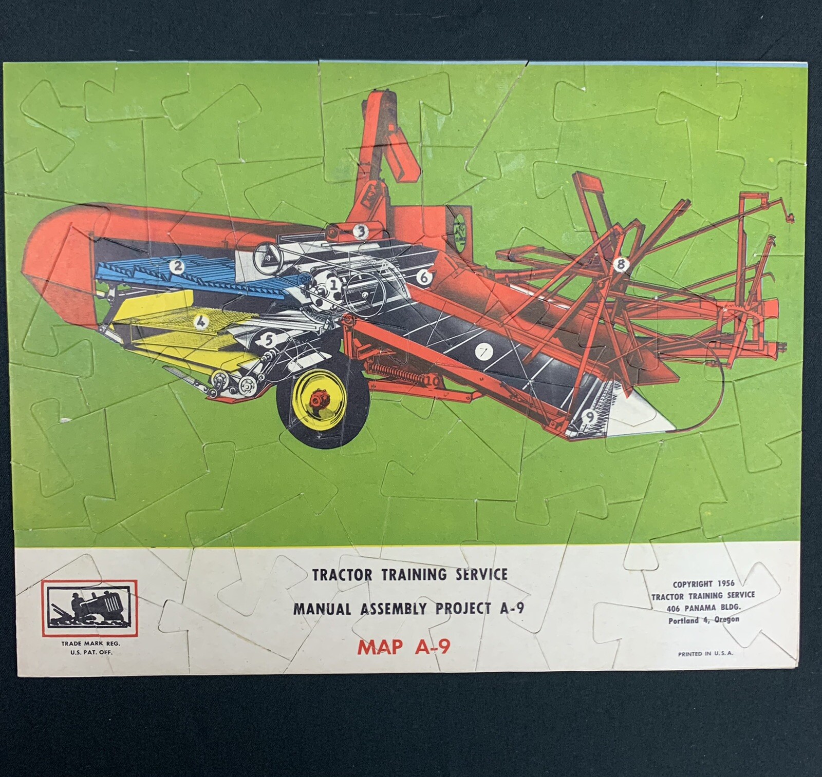 VTG Tractor Training Aid Service Repair Assembly NOS 1954/1956 Puzzle – Lot (6)