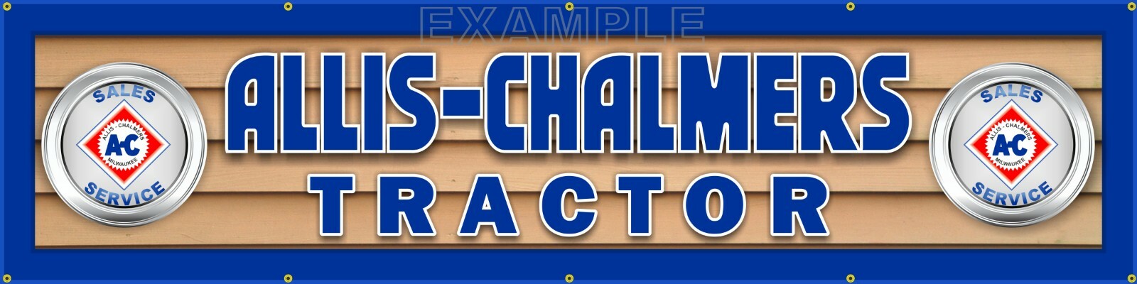 ALLIS CHALMERS FARM TRACTOR DEALER LETTER SIGN REMAKE BANNER MURAL LARGE SIZES