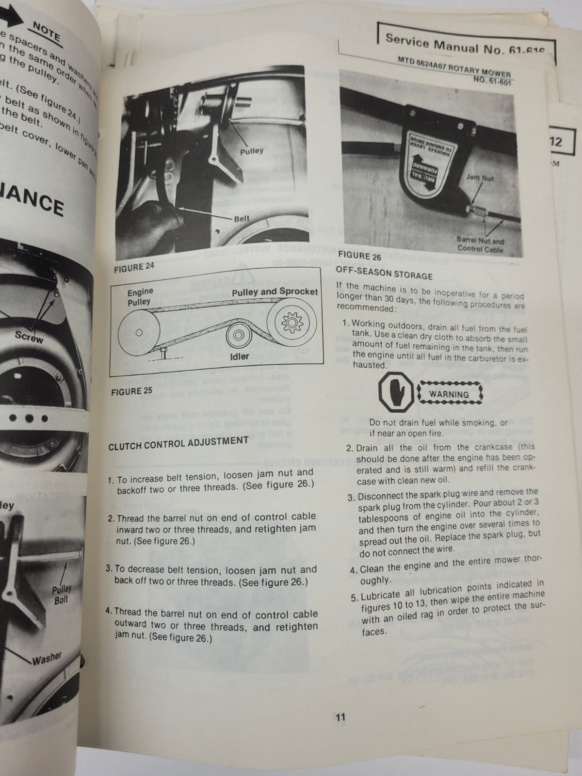 Lot VTG Western Auto WIZARD Lawn Mower Operating/Service Manual Briggs&Stratton