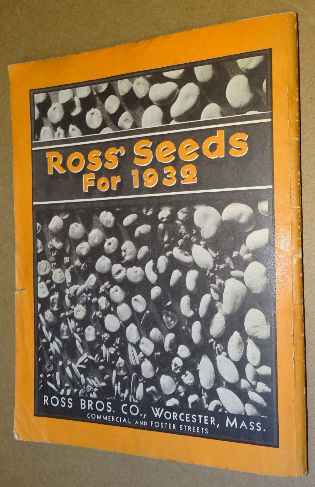1932 Ross Bros. Catalog (Seeds, Tools, Farm Equipment, Mowers, etc) Worcester MA