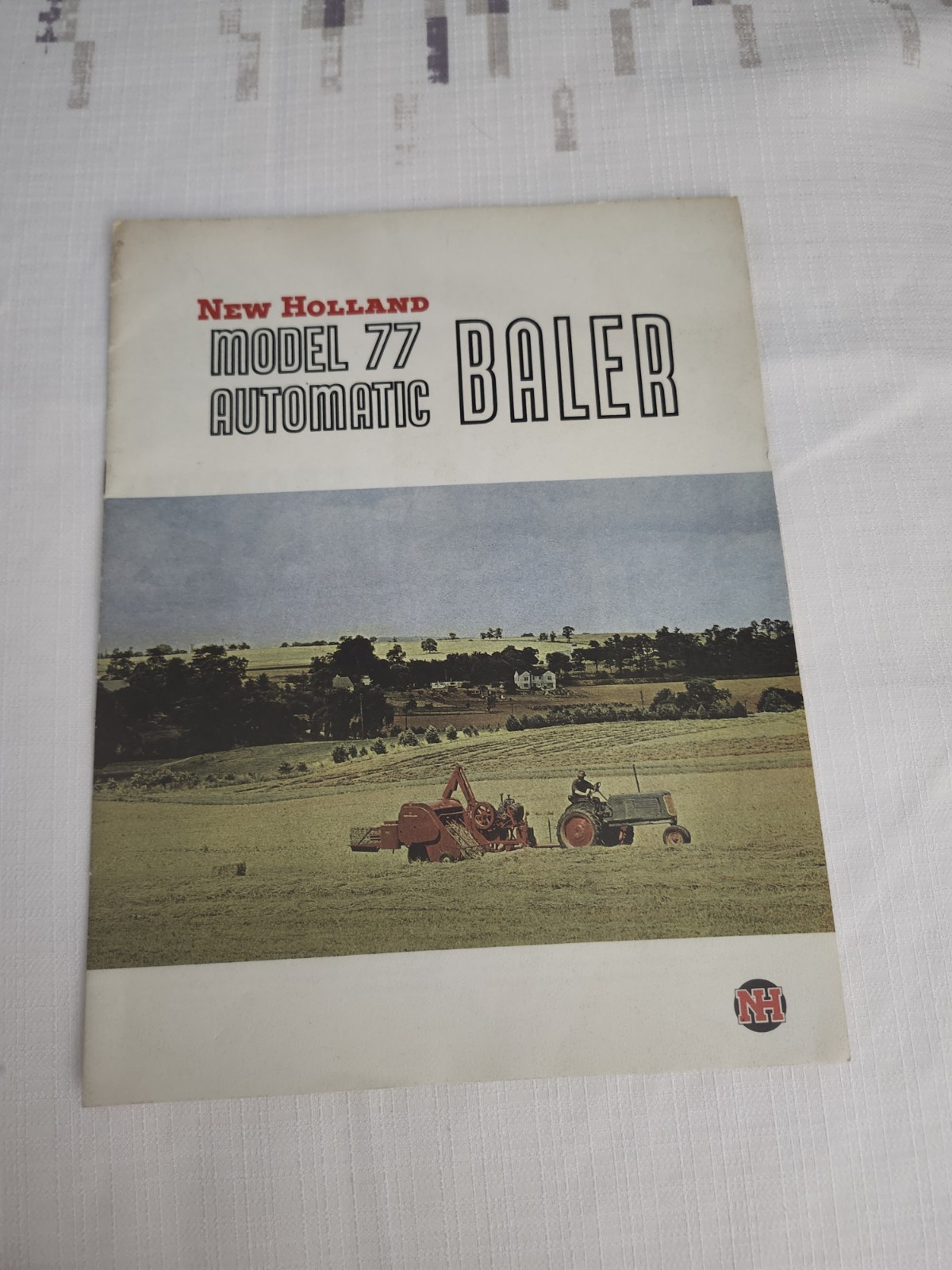 New Holland Automatic Pick-up Baler Model No. 77 Advertising Brochure 1952