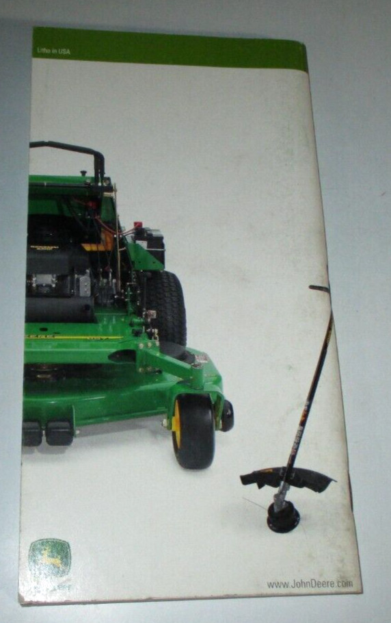 John Deere 2003 Commercial Mowing & Portable Power Equipment Pocket Book Z-Trak&