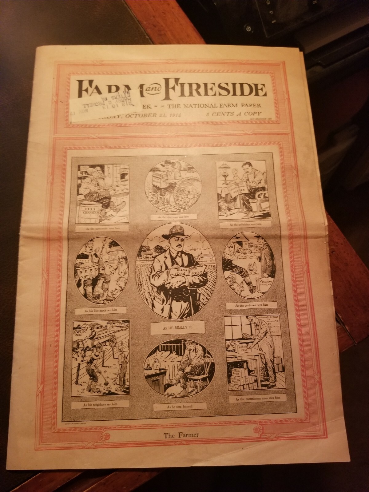 FARM and FIRESIDE The National Farm Paper 1914 Post Office Colgate