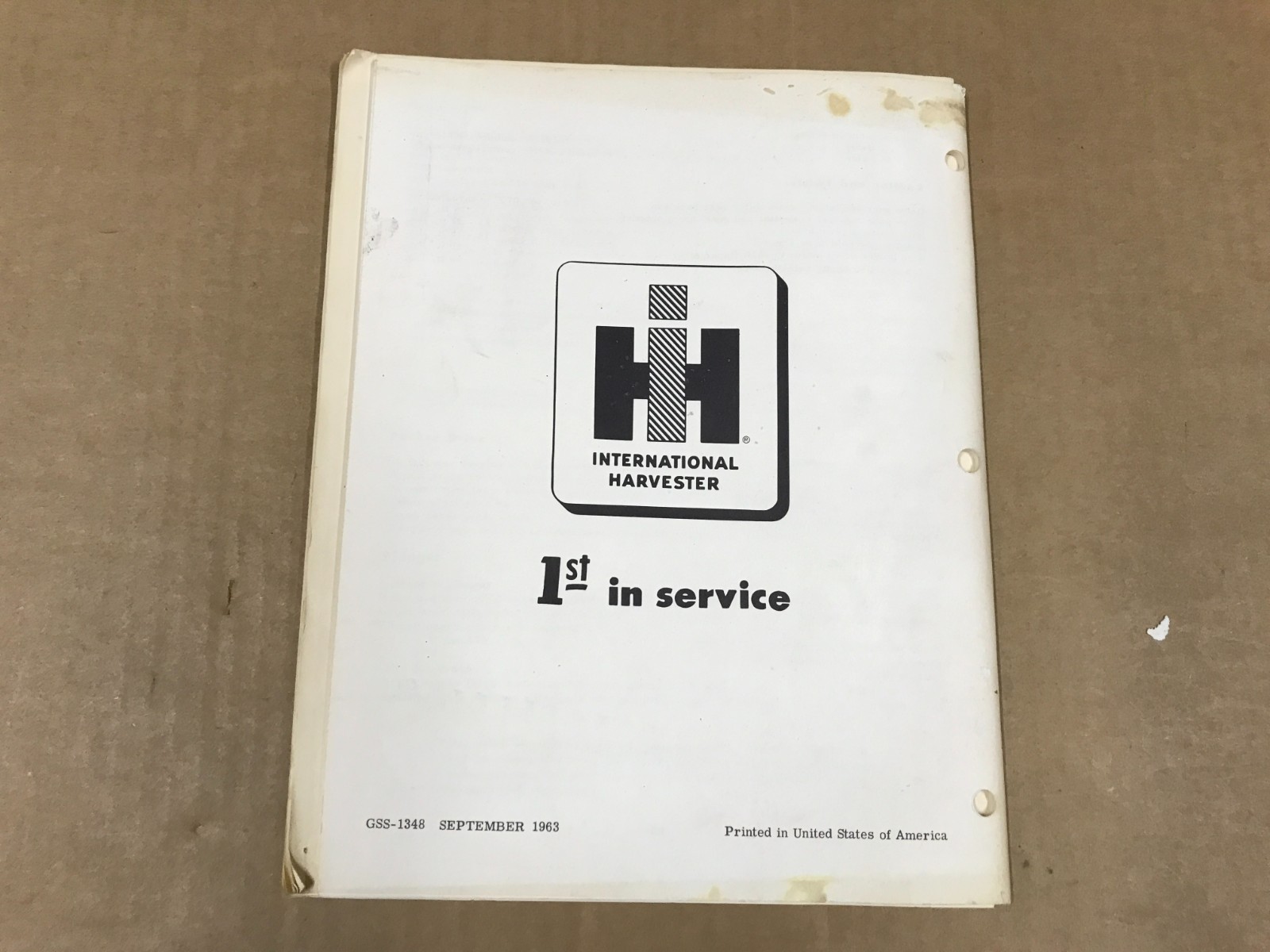 Vintage Blue Ribbon Service –