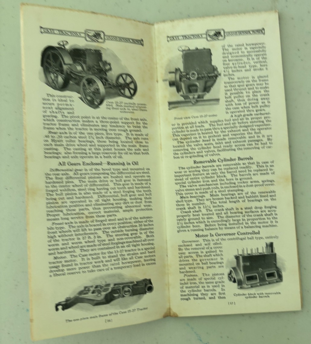 Case Kerosene Tractor & Grand Detour Plows Brochure DCPA26