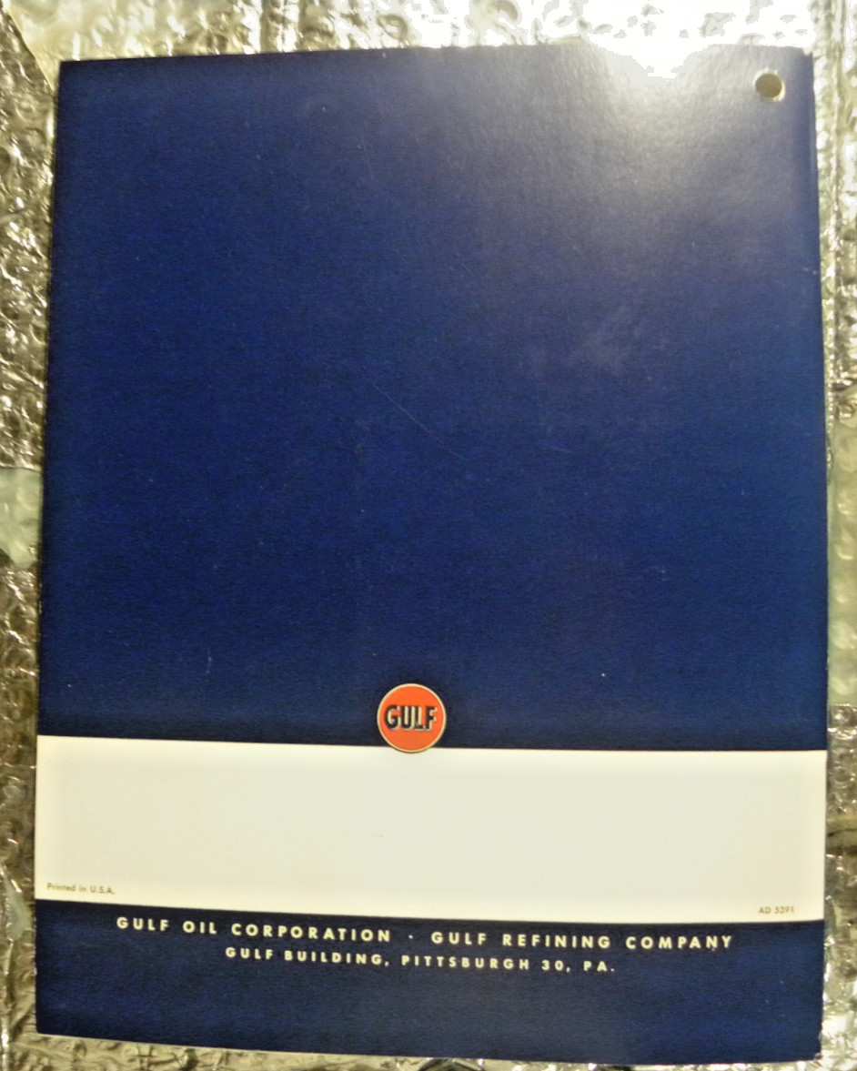 Vintage GULF FARM Tractor Guide Manual 1950 Lubrication and How To .