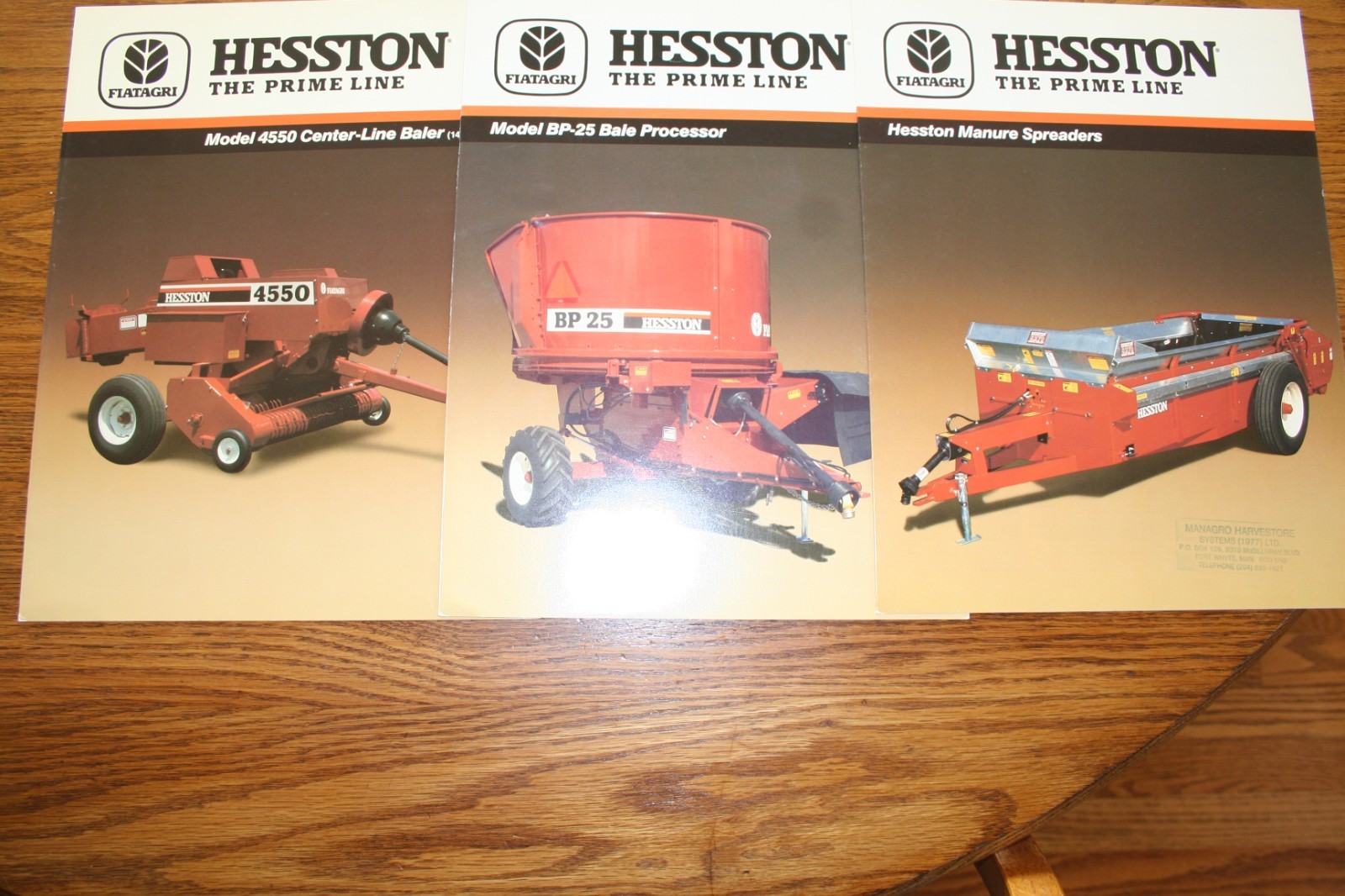 9 – HESSTON FARM EQUIPMENT BROCHURES