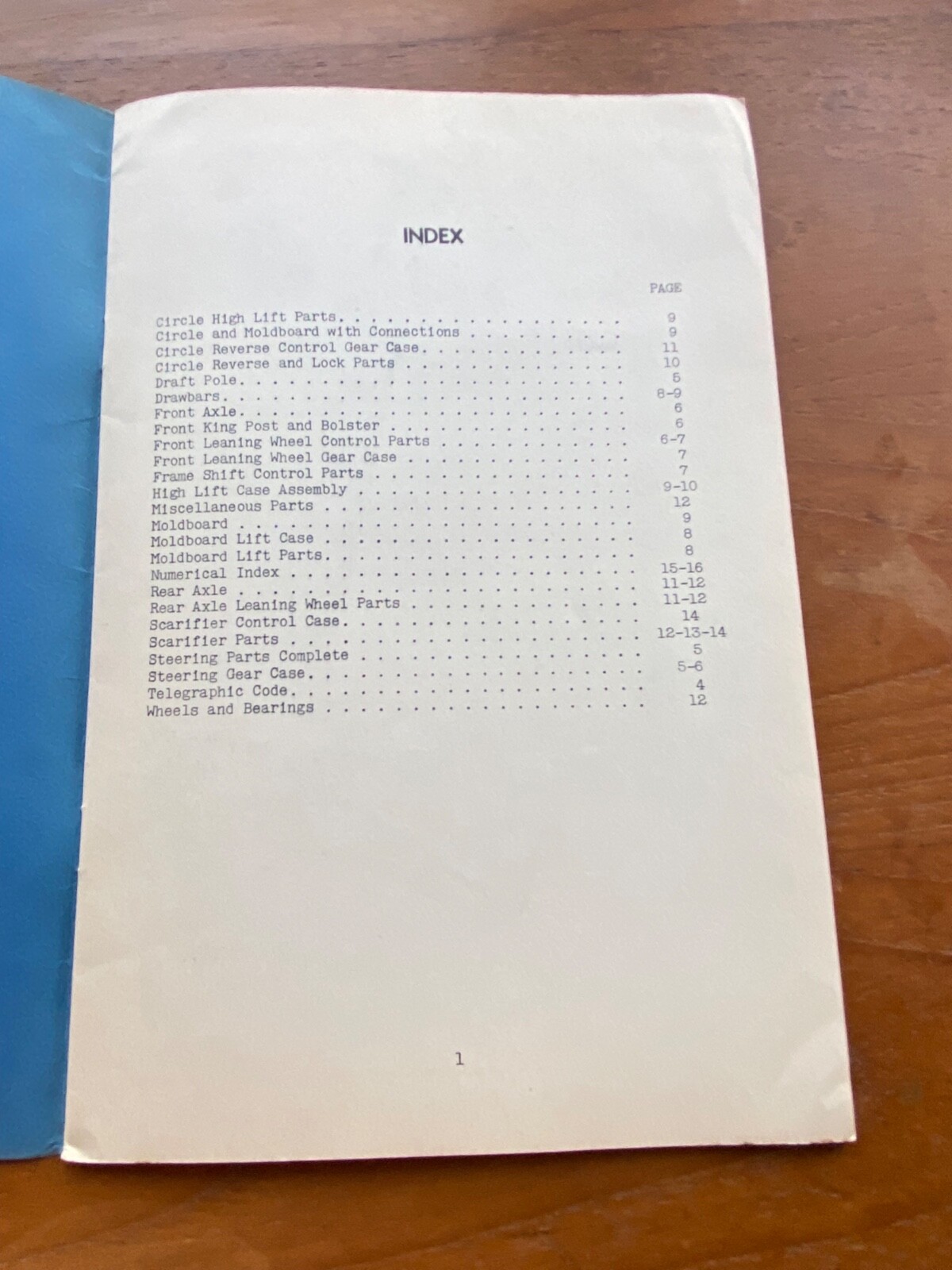 VTG Galion Iron Works Leaning Wheel Grader Repair Parts List Catalog Road Equip