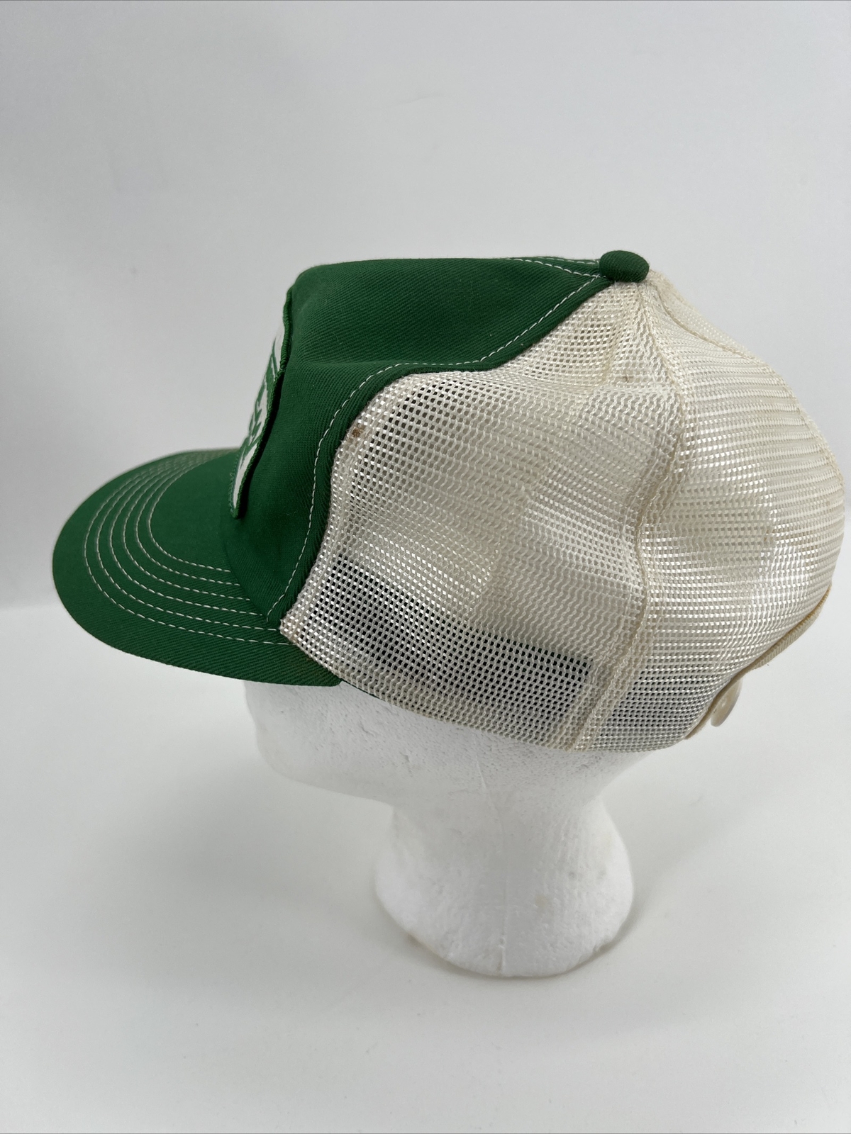 Vintage AGRI-KING KEY Patch Mesh Trucker HAT CAP Drink More Milk Green/White