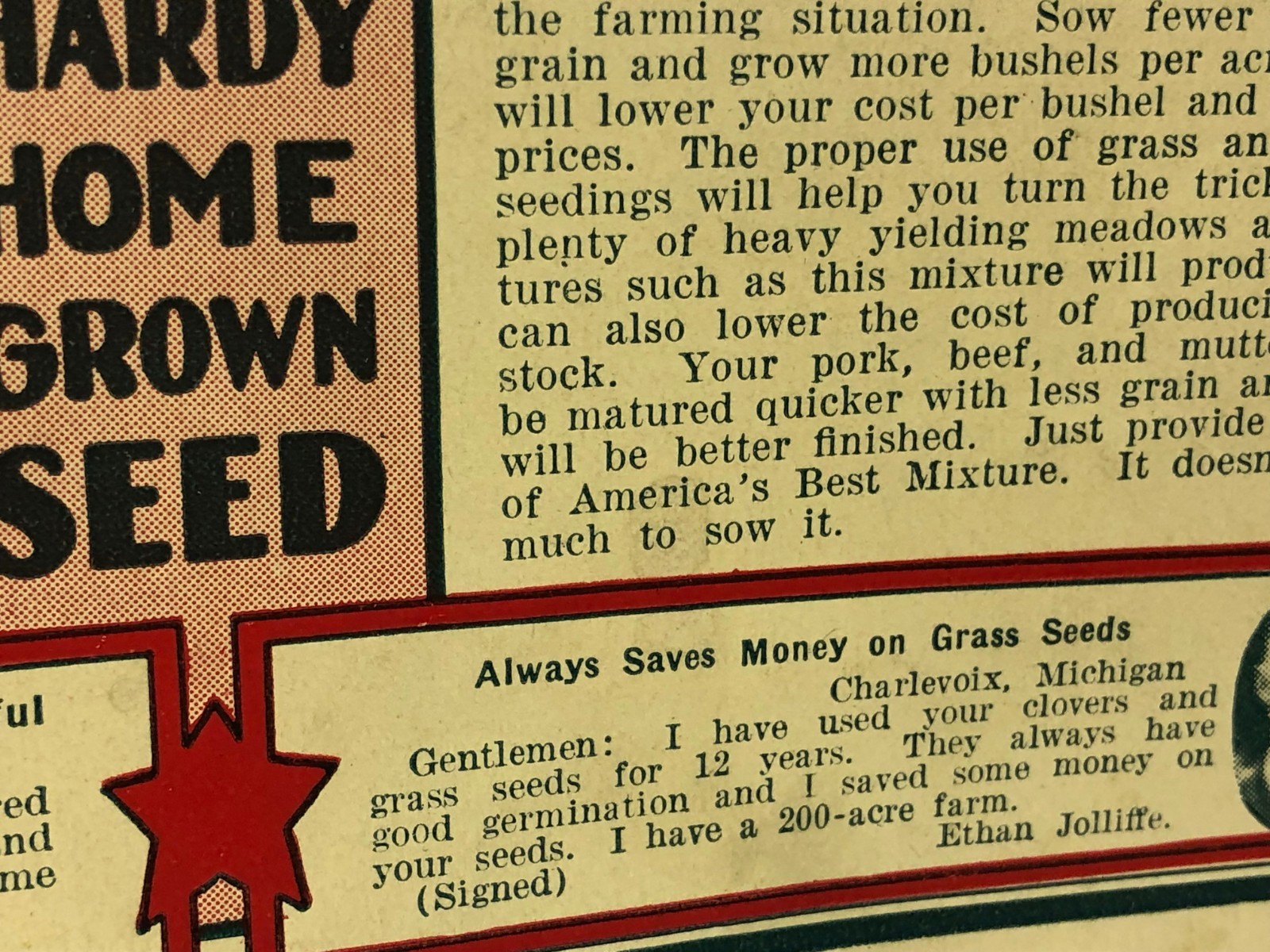 Vintage 1920-30&rsquo;s America&rsquo;s Field Seed Co. Booklet Farming
