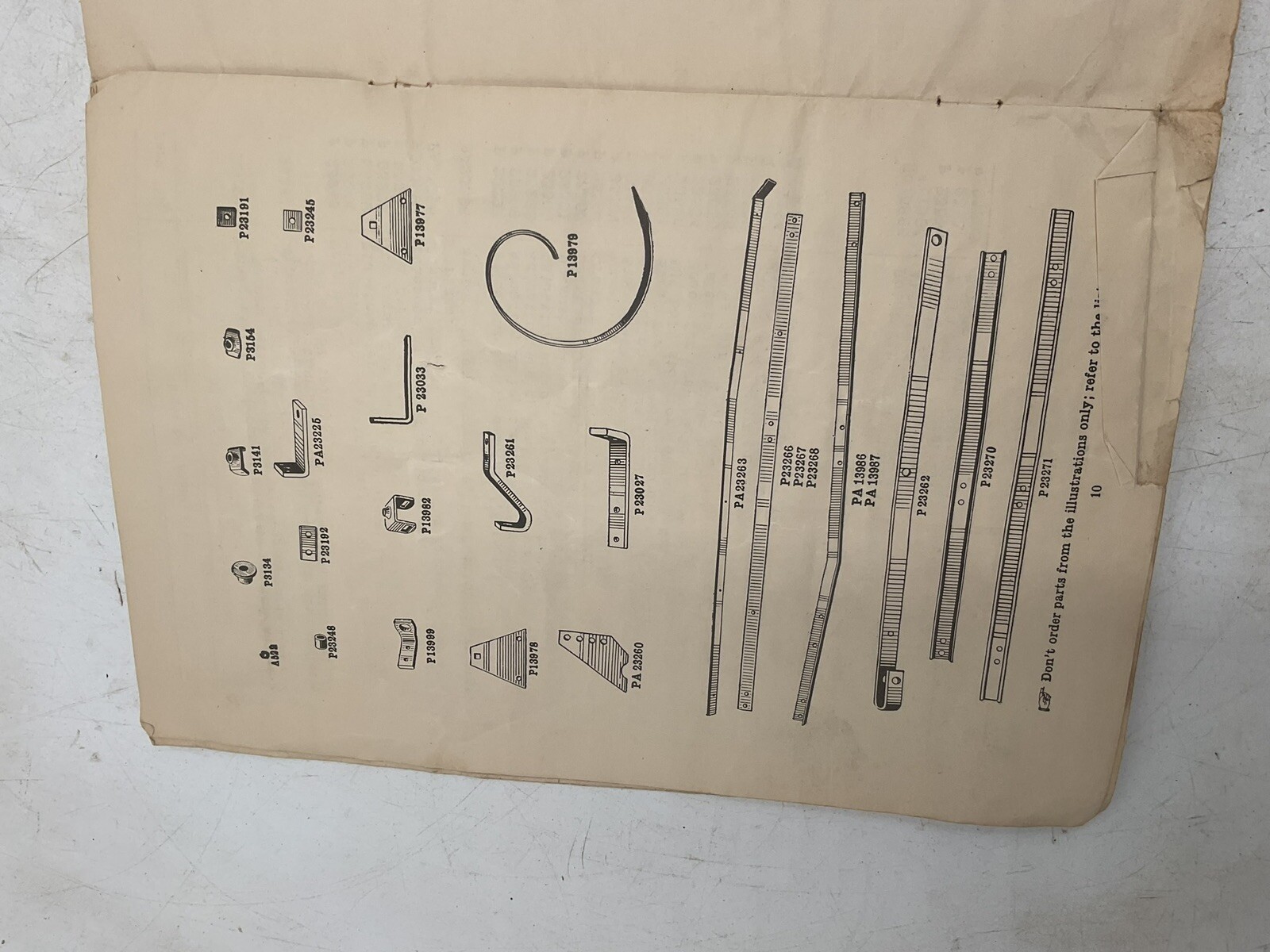 1947 McCormick Deering 2 Harrow Specs Agricultural Instruction Manual Parts List