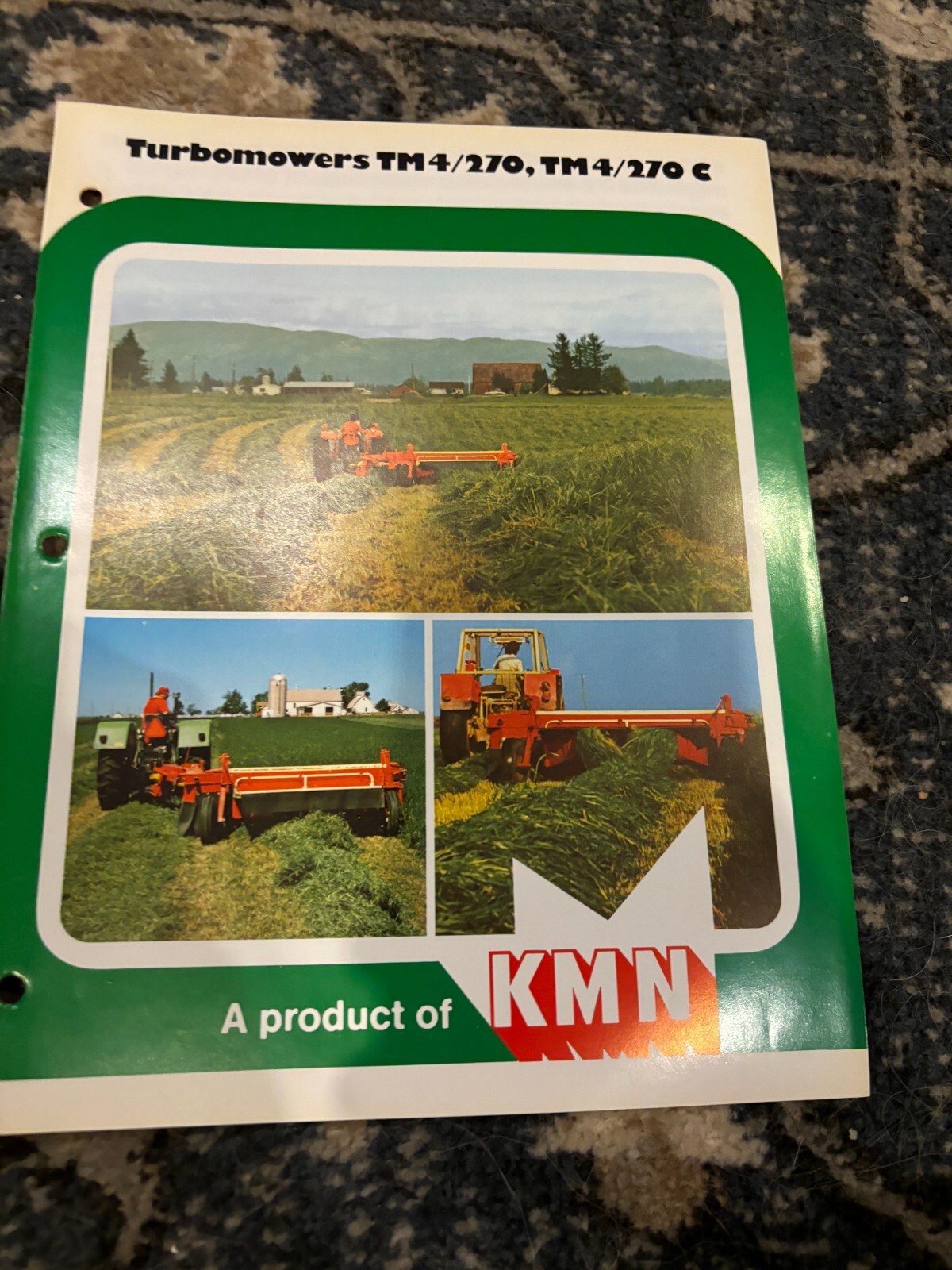 KMN Krone Turbomowers TM4/270 TM4/270 C Brochure FCCA24
