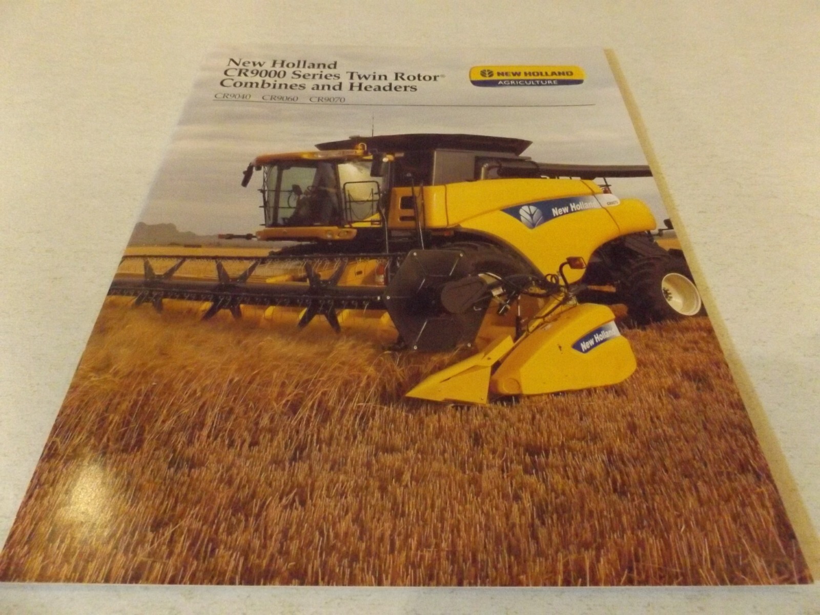 2007 NH CR9000 SERIES TWIN ROTOR COMBINES AND HEADERS CR9040 CR9060 CR9070 ,