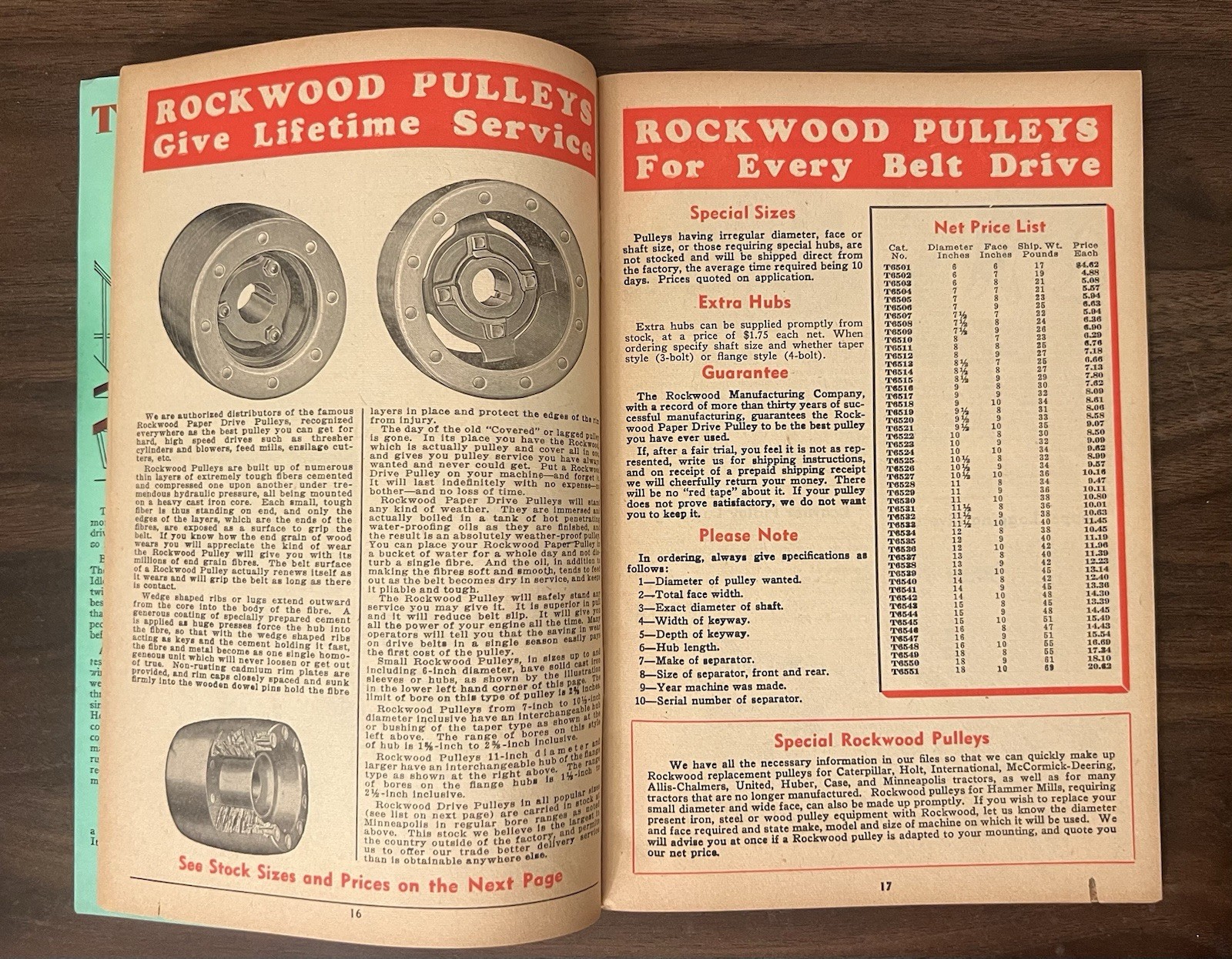 Vintage 1937 RR Howell Thresher & Power Farming Supplies T-37 Catalog Implement