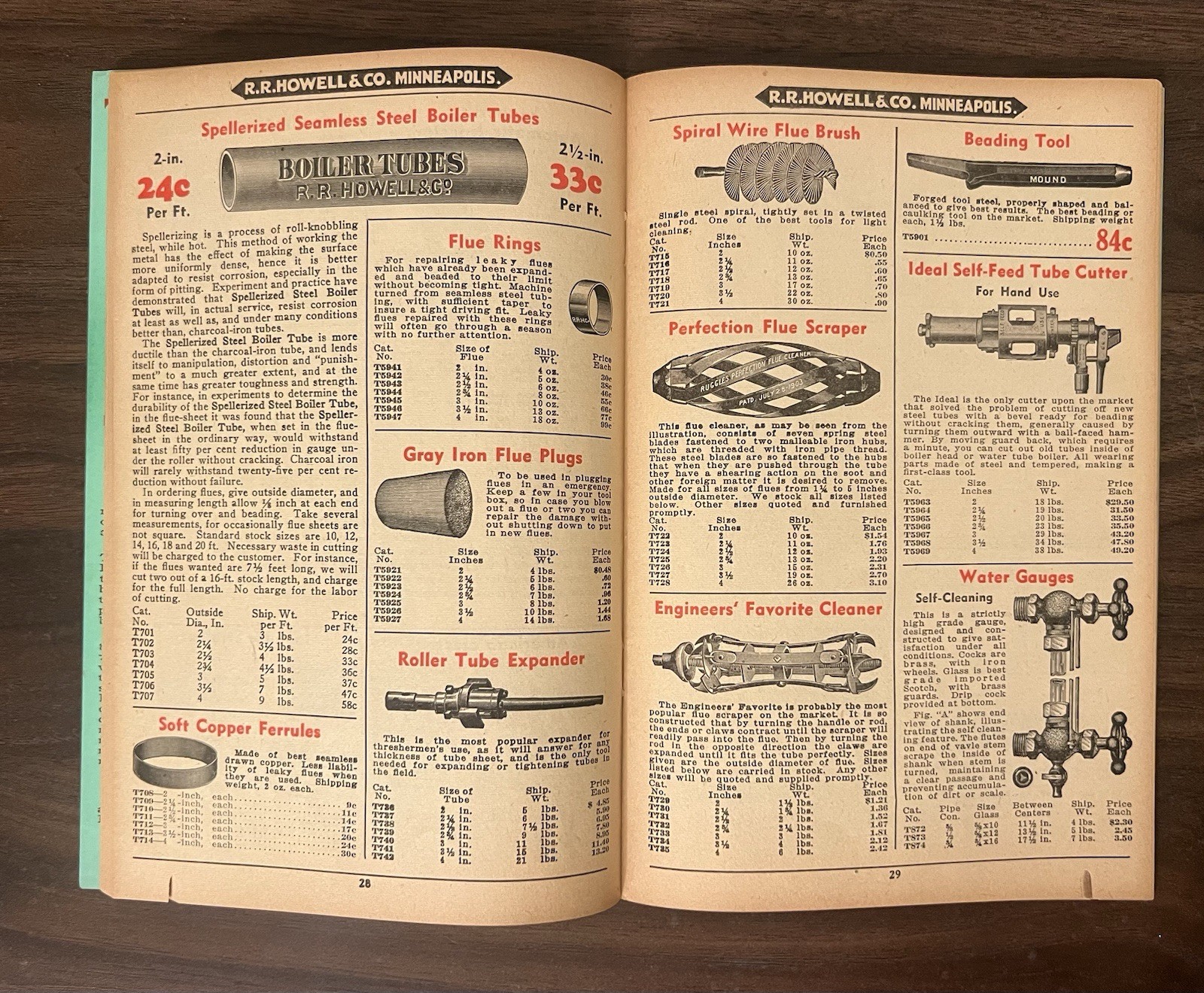 Vintage 1937 RR Howell Thresher & Power Farming Supplies T-37 Catalog Implement