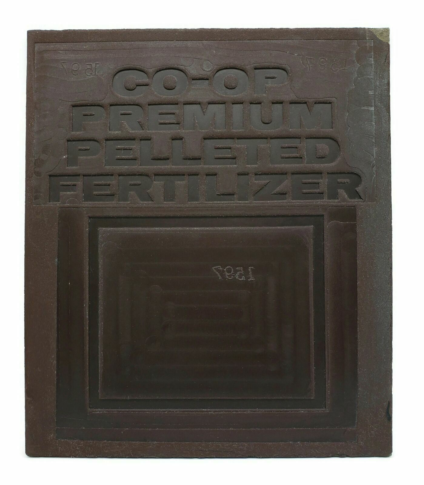 Co-Op Premium Pelleted Fertilizer Bag Printing Plate Adverting Sign Plaque