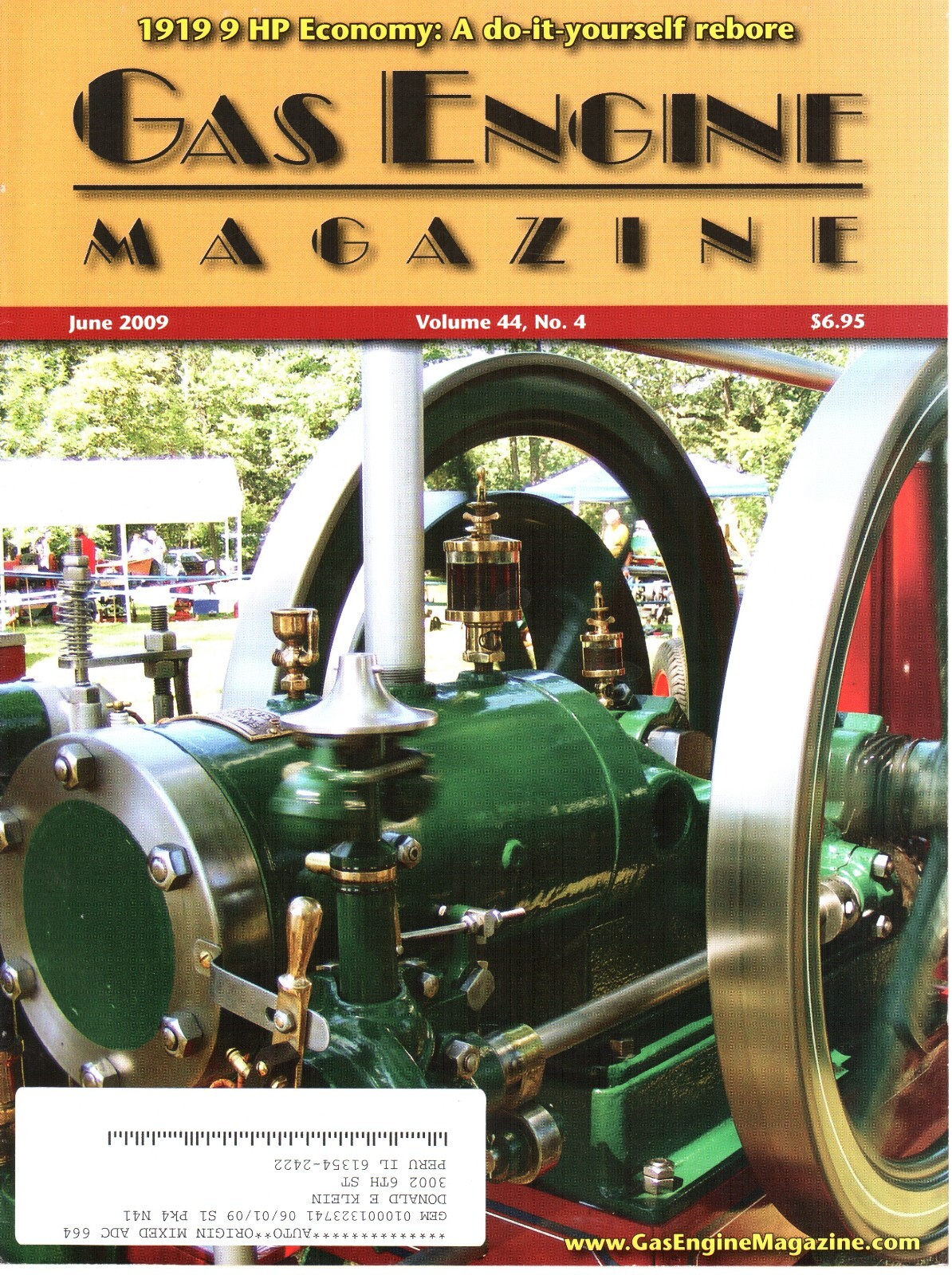Briggs & Stratton FH engine, Stover CT engines, Reid carburetor, Type E Economy