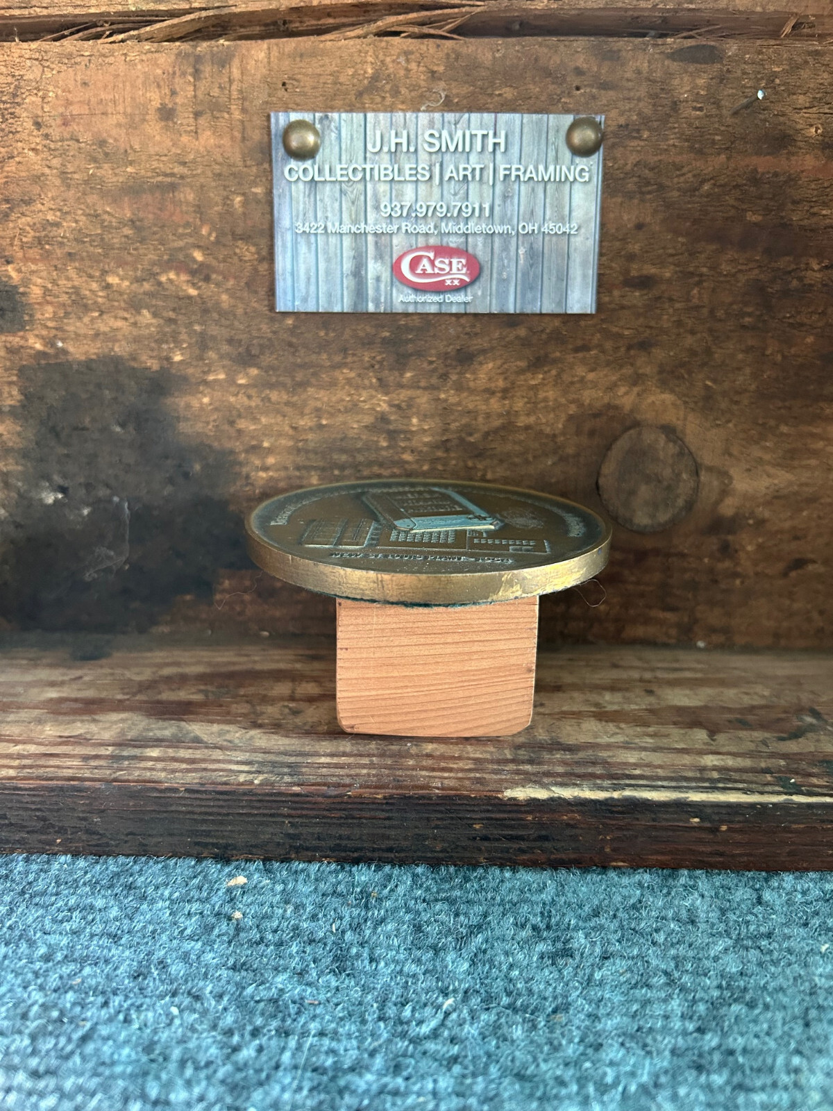 Vintage Merck Vitamin Mixture New St. Louis Plant 1954 paper weight