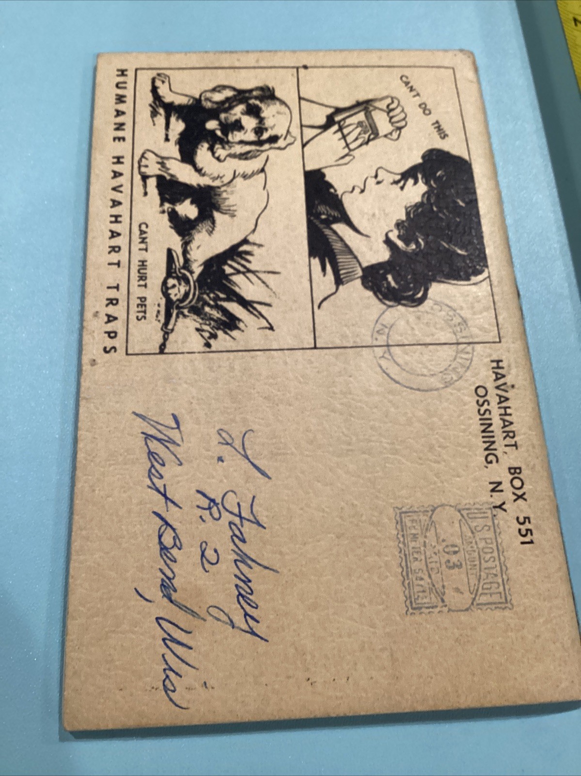 Allcock Manufacturing Co Trapping With Human Havahart Traps Mailer Booklet