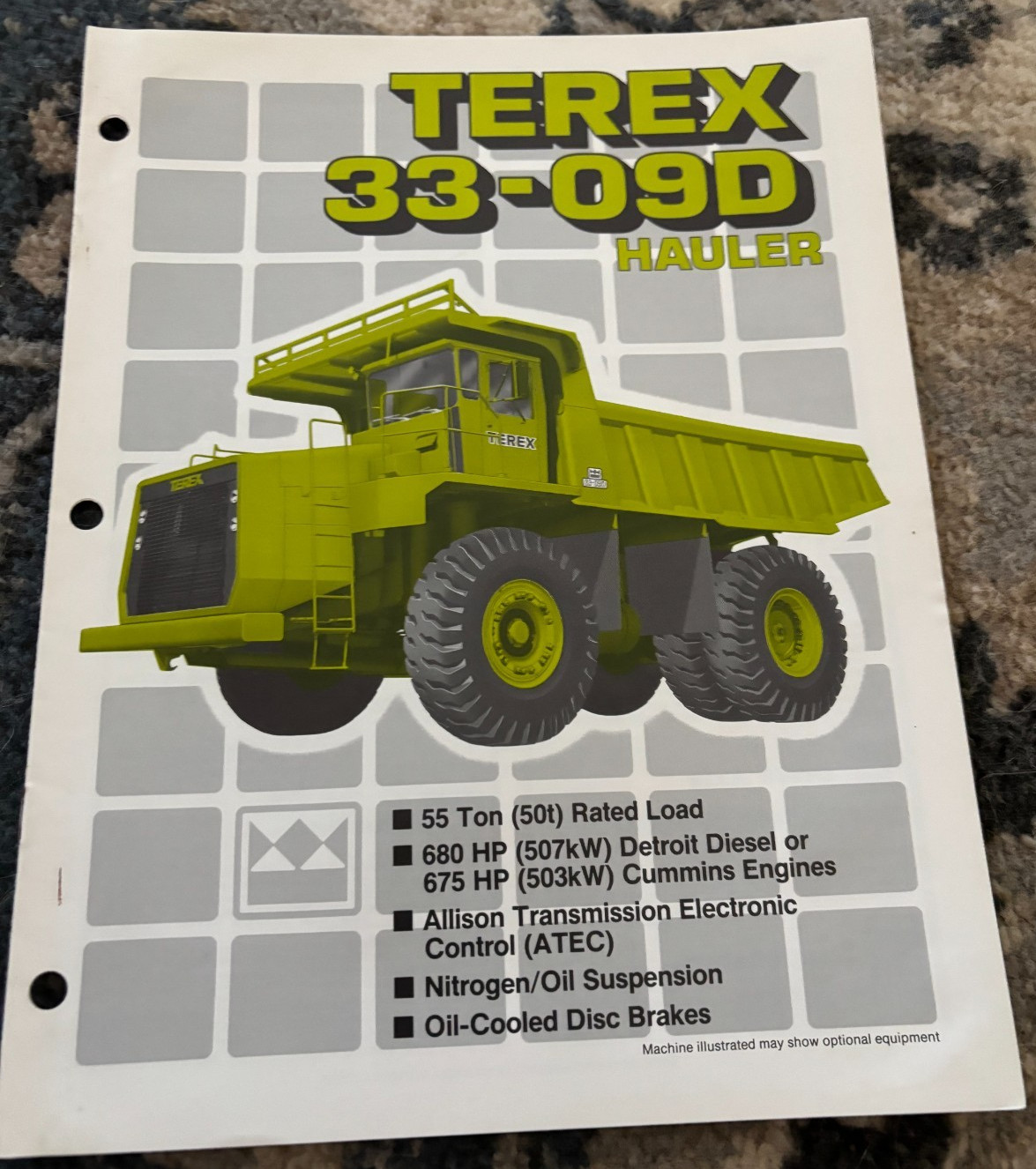 Terex 33-09D Rock Mining Truck Hauler Brochure DCPA25