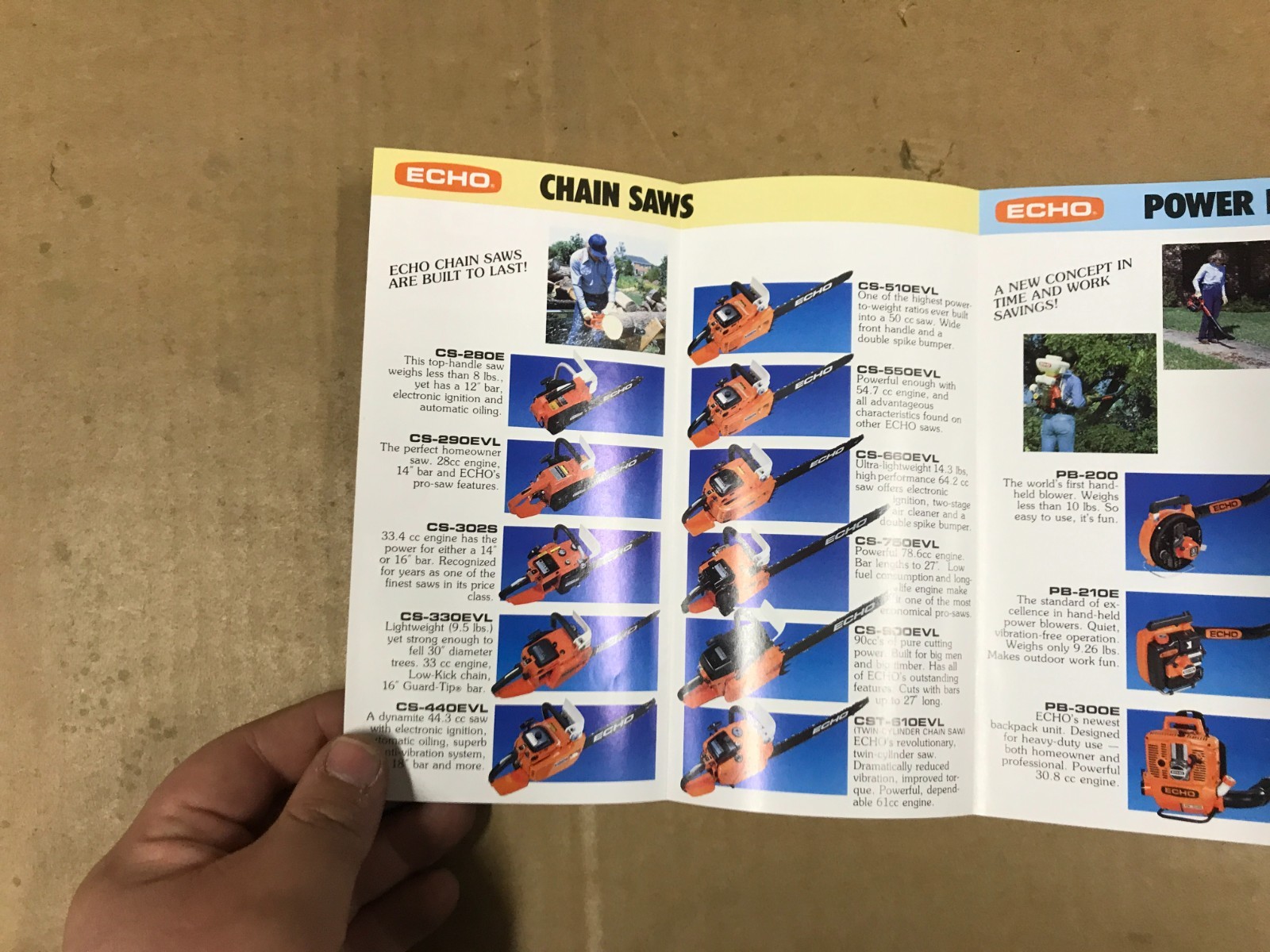 Vintage Echo Quality Outdoor Power Equipment Brochure