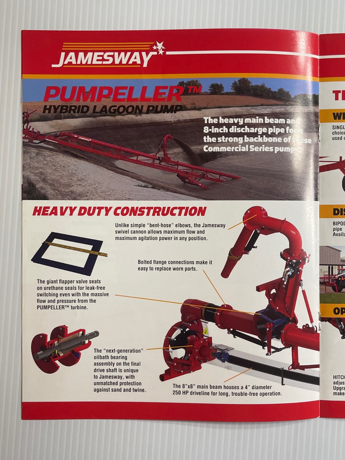 Jamesway Pumpeller Lagoon Pump Sales Brochure 2000s (Showroom Sales Book)