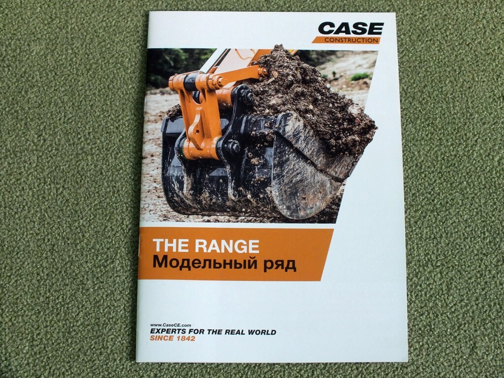 CASE Construction Range Brochure Excavator Loader Grader Bulldozer Catalog 2015