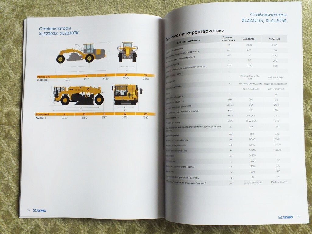 XCMG Chinese Loader Bulldozer Graider Road Construction Equipment Brochure 2025