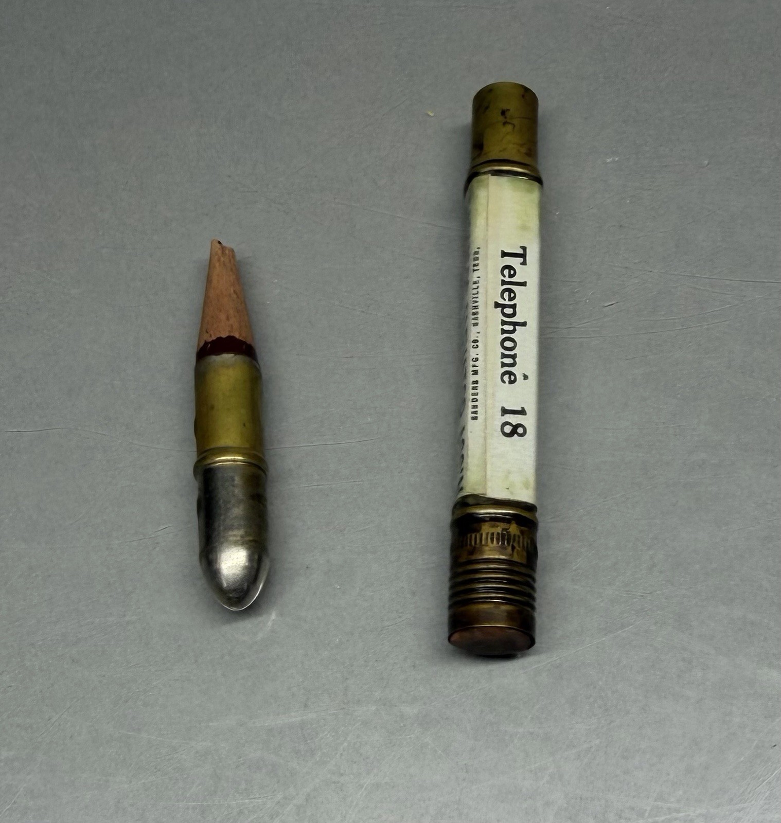 Vintage Advertising Bullet Pencil ~ Grain Coal Farming ~ Moundridge Kansas